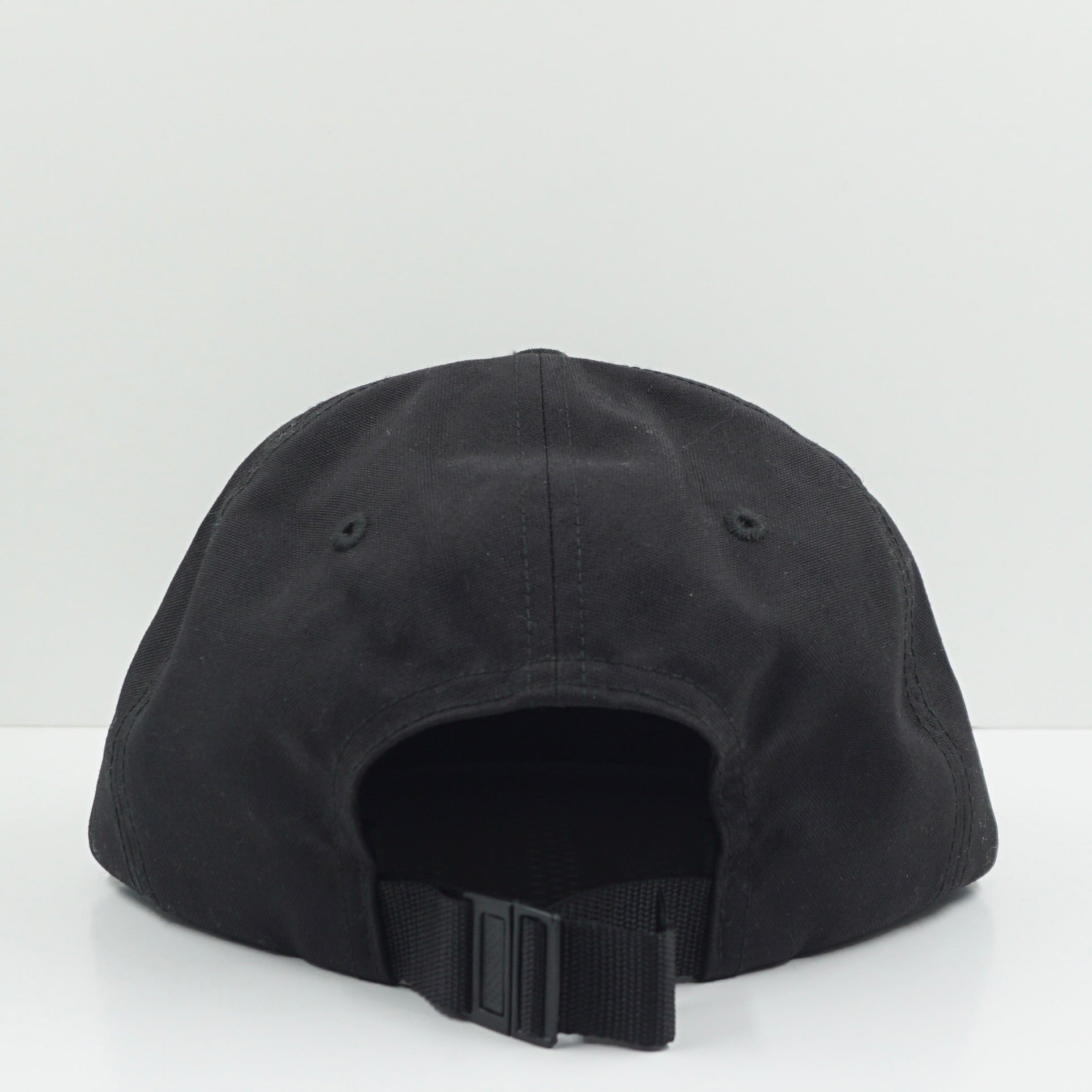 Supreme SS19 Cordura Script Logo 6 Panel Black Cap