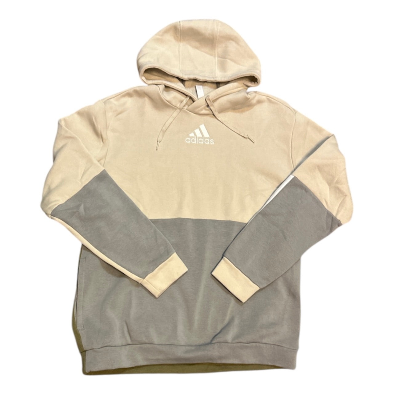 Adidas Colorblock Green Grey Hoodie & Sweatpants Set