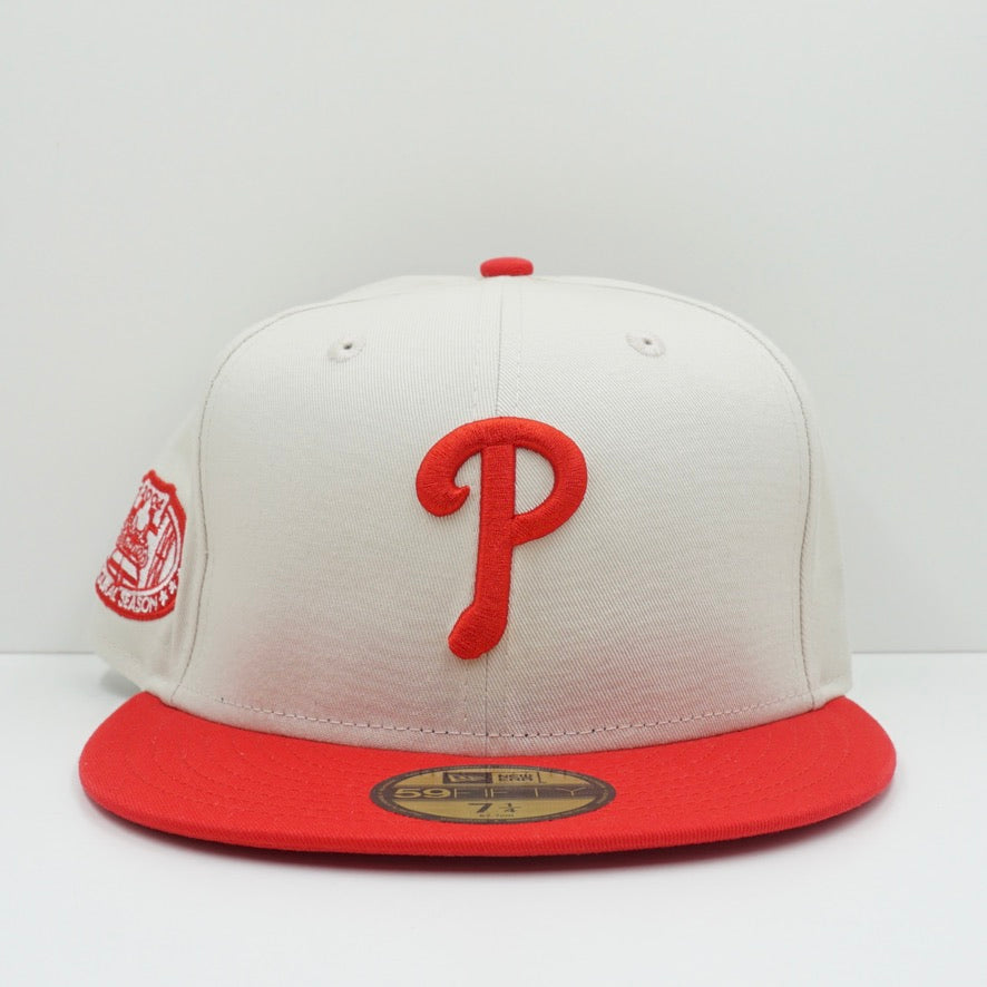 New Era Philadelphia Phillies Beige Crown Fitted Cap
