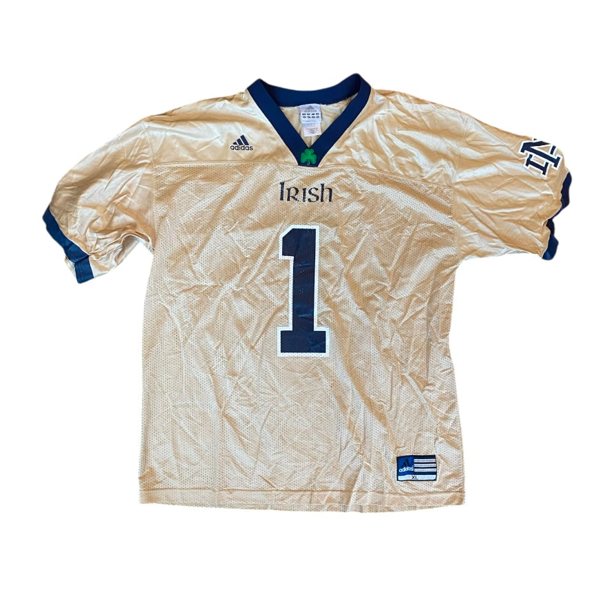 Adidas Notre Dame Fighting Irish #1 NCAA American Football Jersey