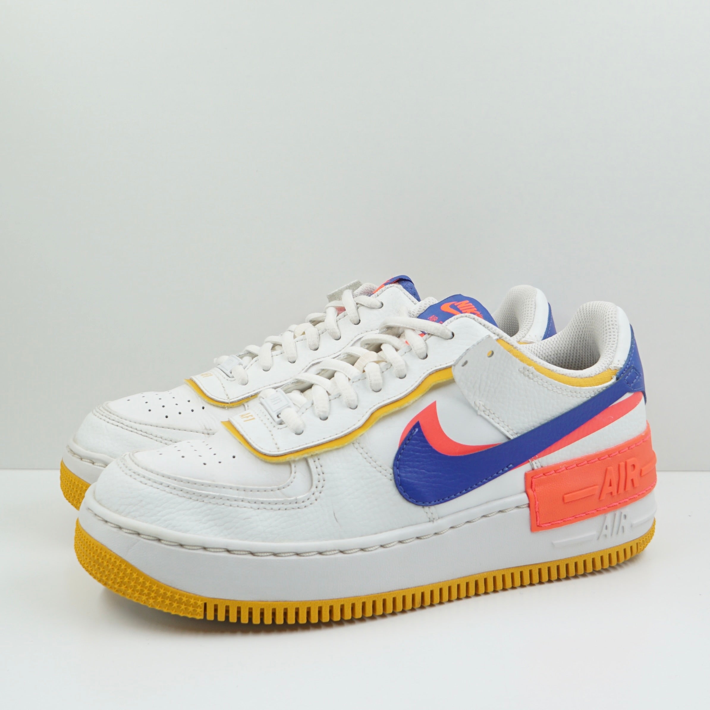 Nike Air Force 1 Low Shadow White Flash Crimson Astronomy Blue (W)
