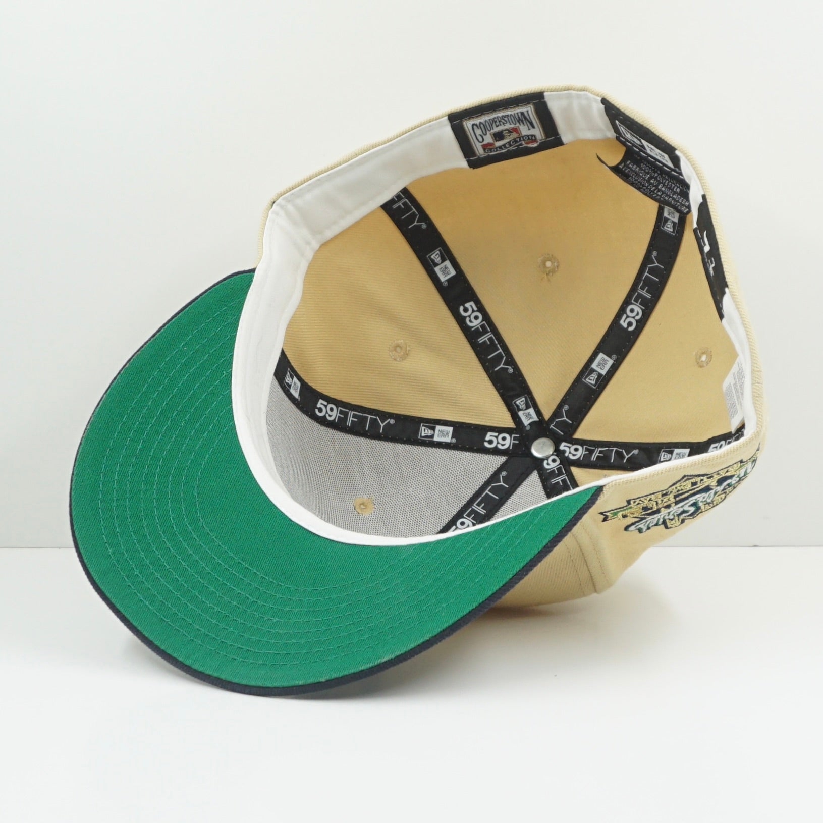 New Era Oakland Athletics Beige Navy Fitted Cap