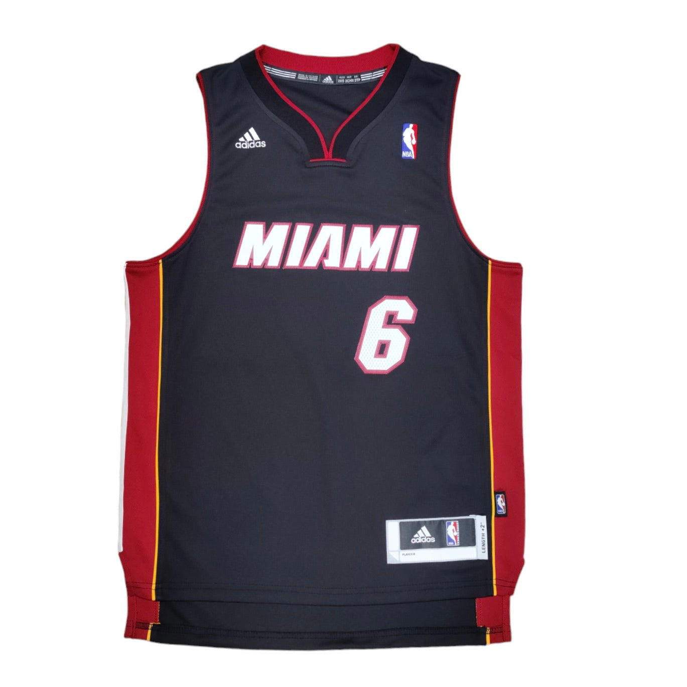 Adidas James LeBron Miami Heat Basketball Jersey