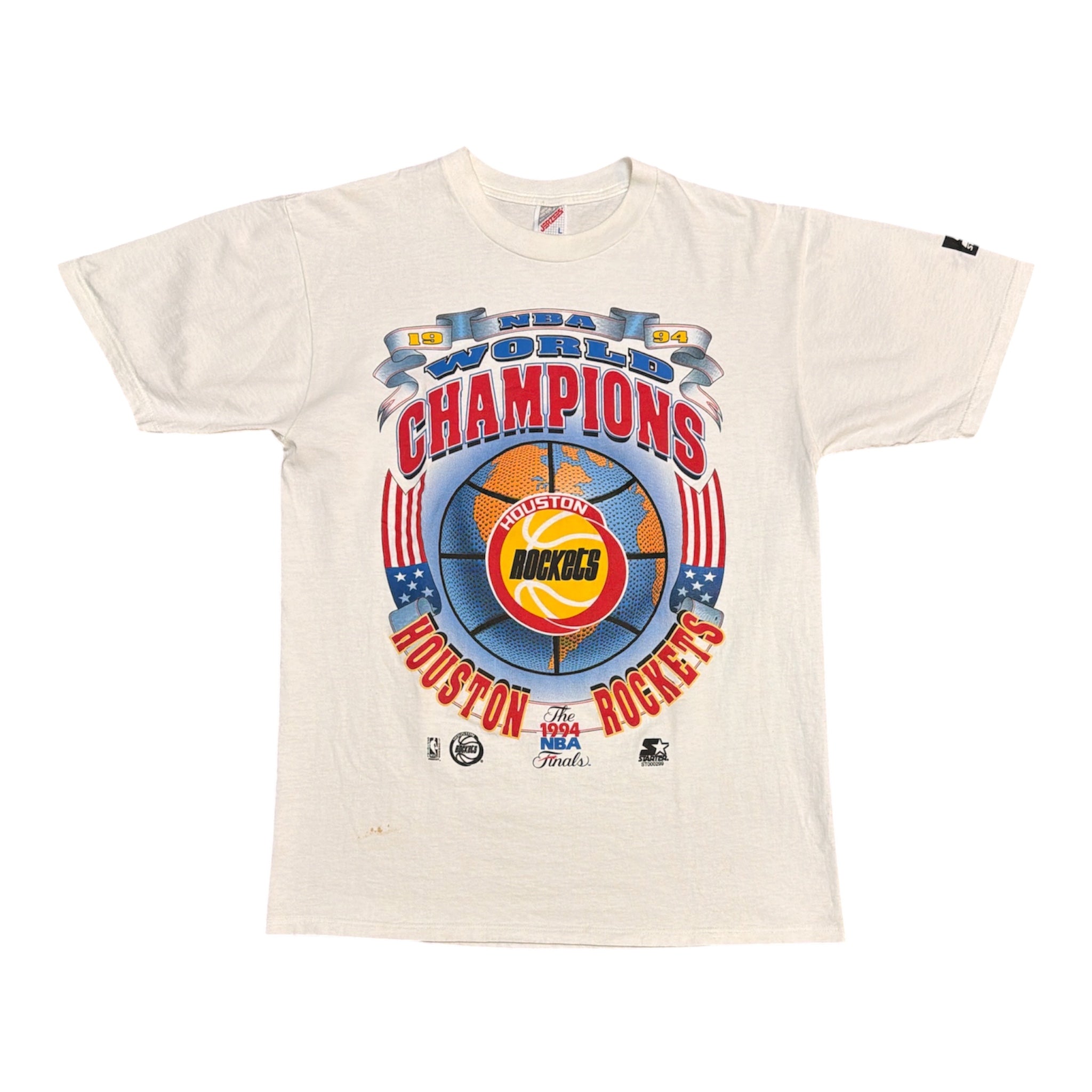 Vintage 1994 Finals Houston Rockets World Champions Tshirt