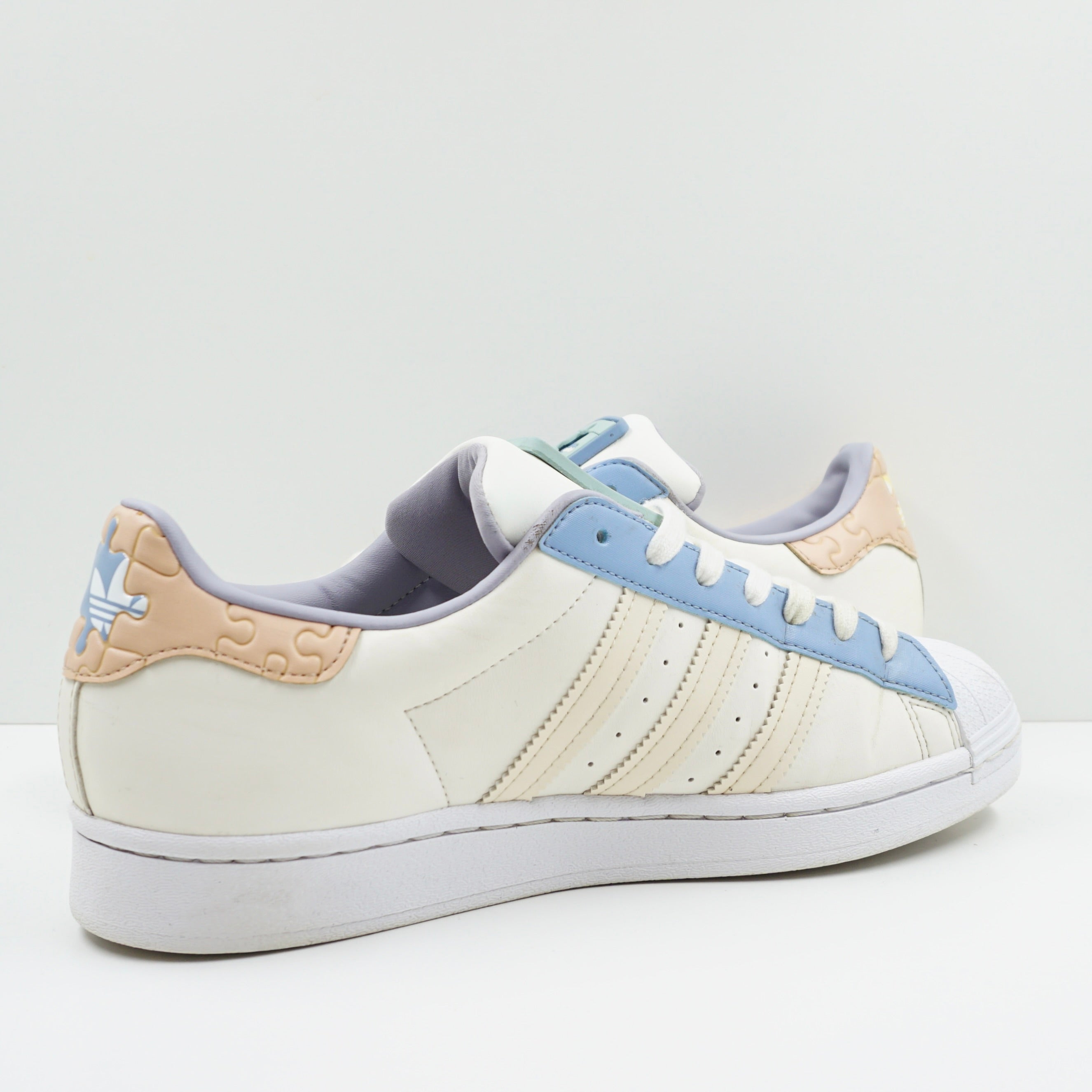 adidas gazelle silver green womens Adidas Superstar Puzzle Off White Ecru Tint