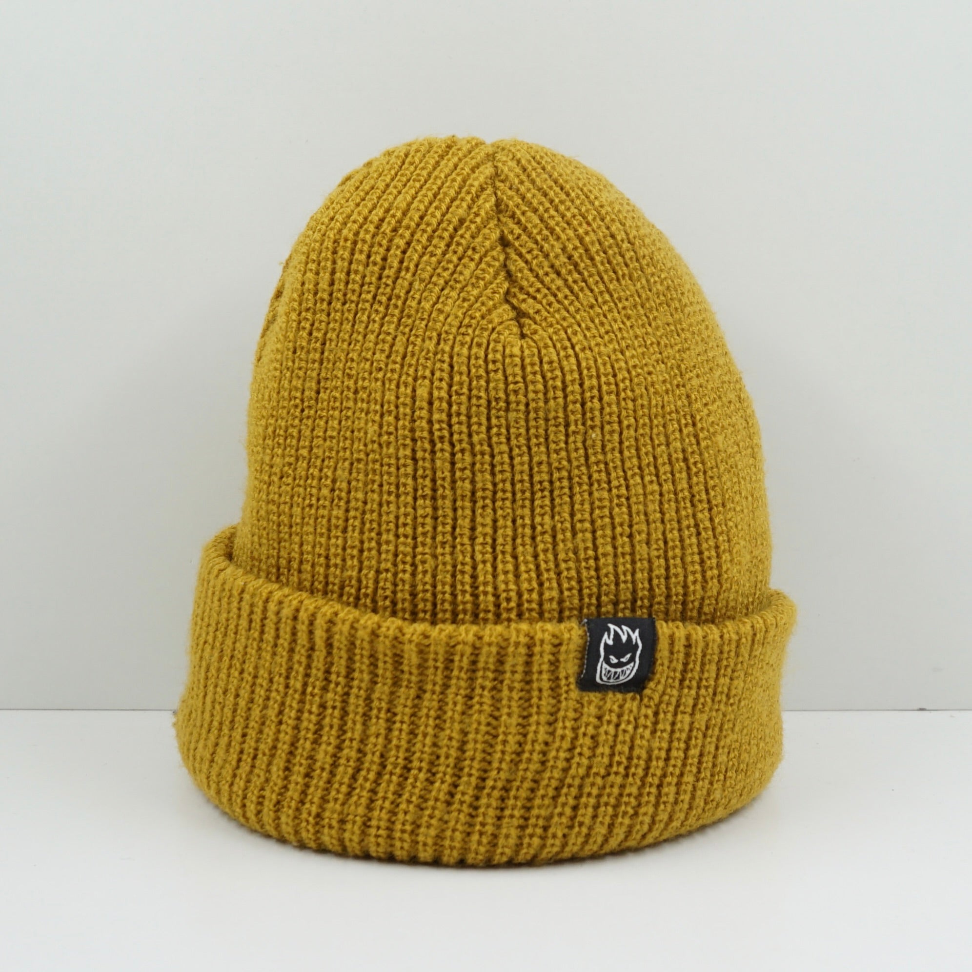 Spitfire Knitted Yellow Beanie