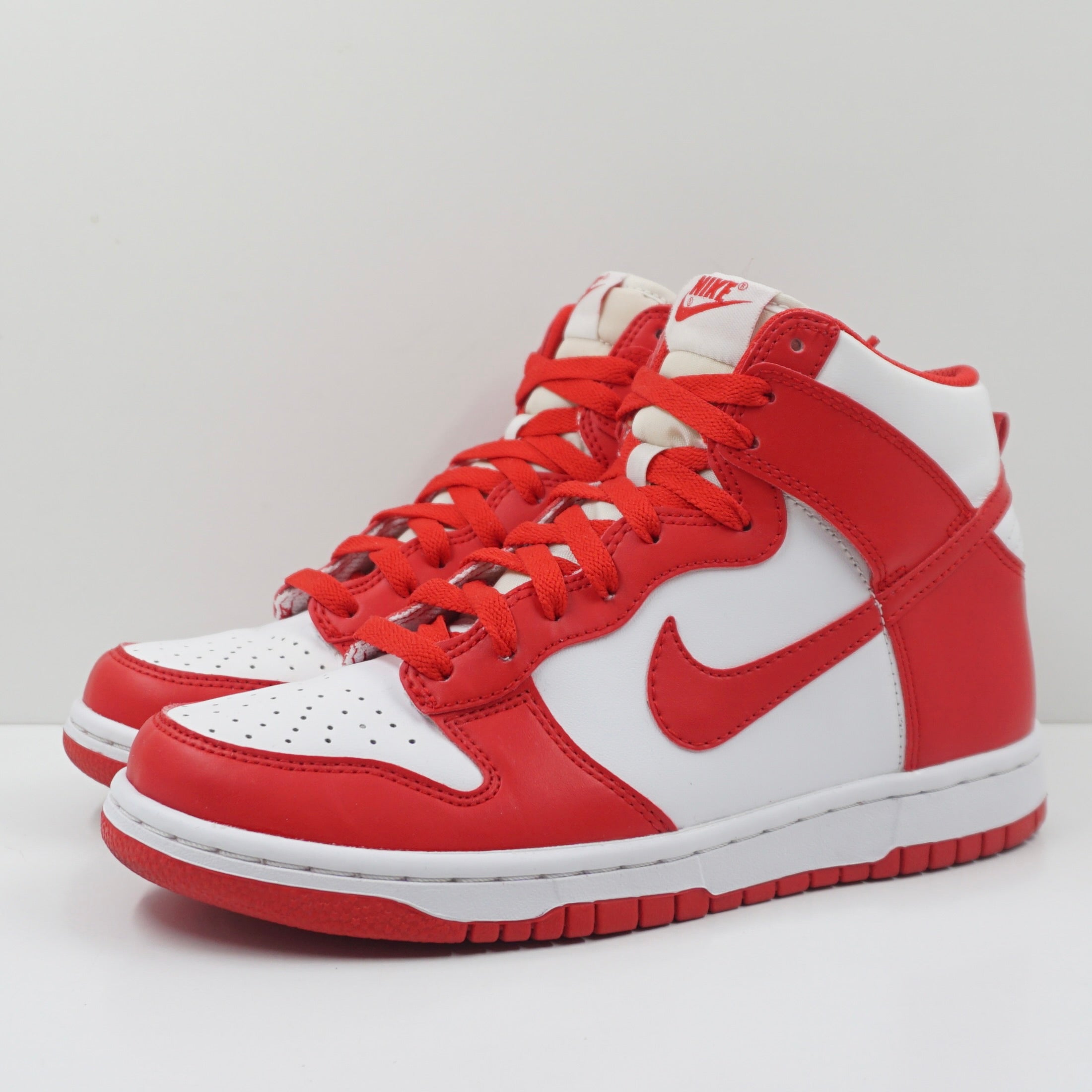 Nike Dunk High Championship White Red (White Tongue Tag) (GS)