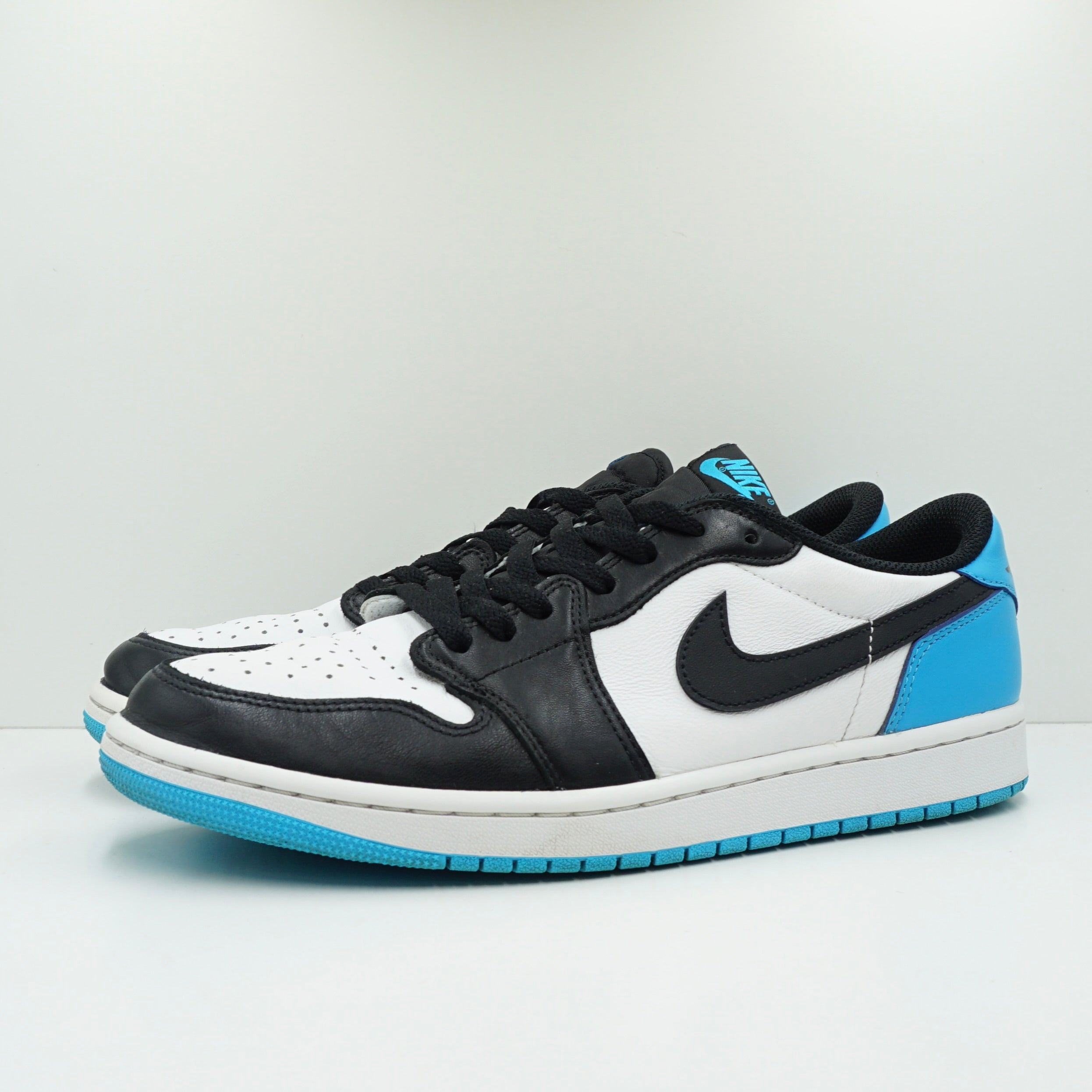 Jordan 1 Retro Low OG Black Dark Powder Blue