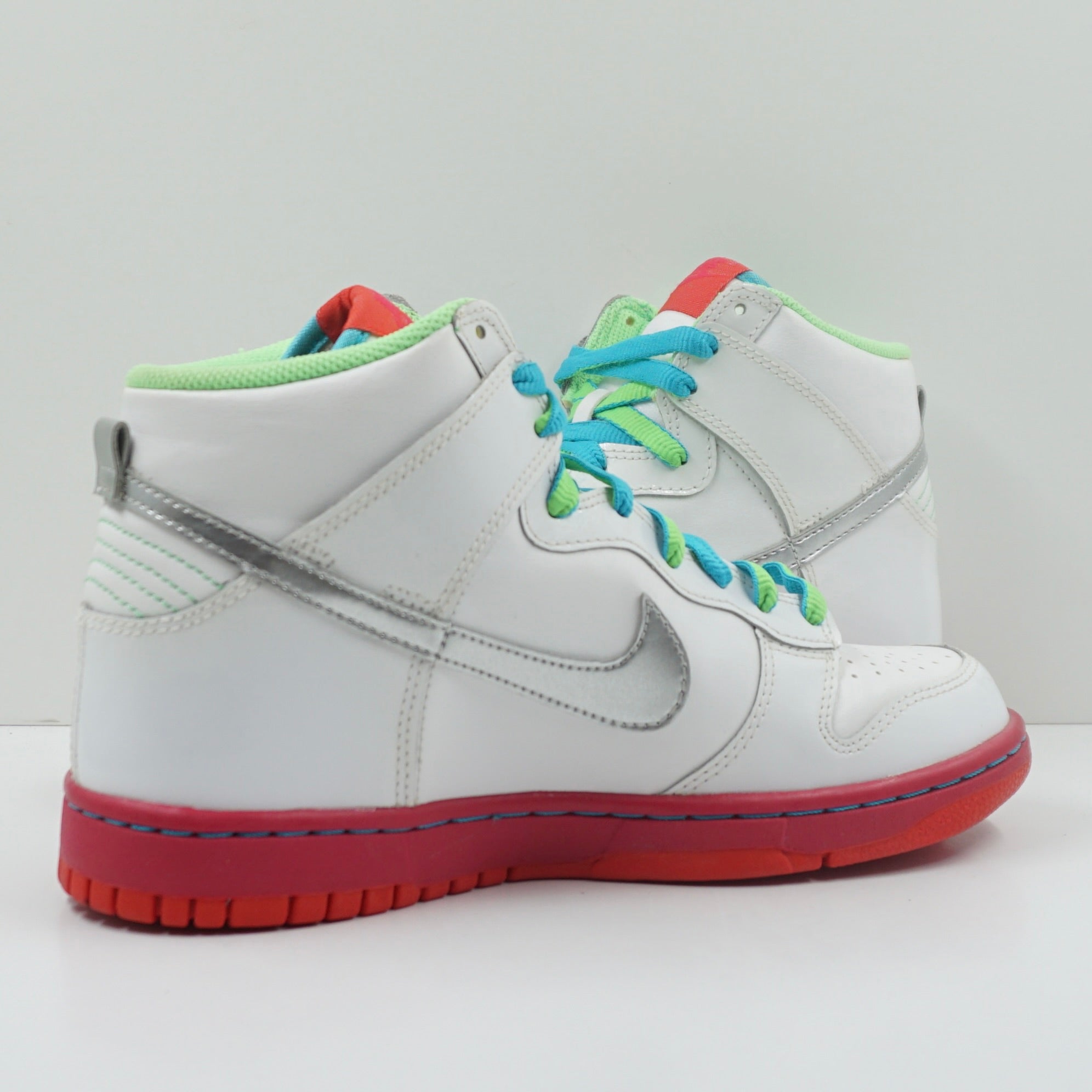 Nike Dunk High White Silver Cherry (2011) (GS)