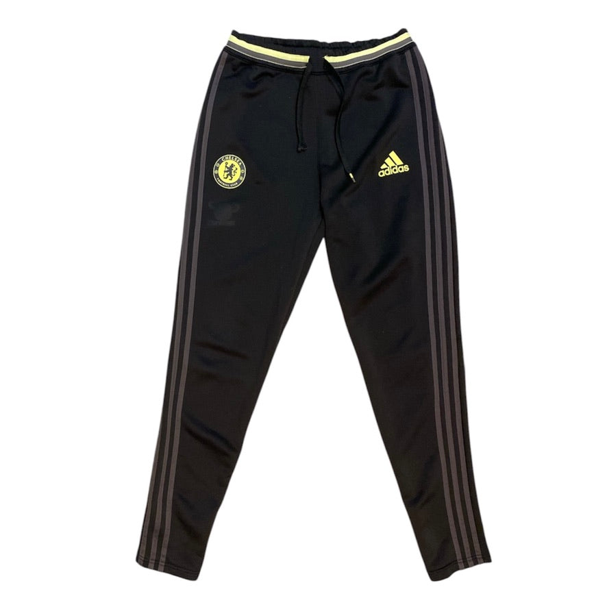 Adidas Chelsea 2016 Black Green Top & Pants Training Set