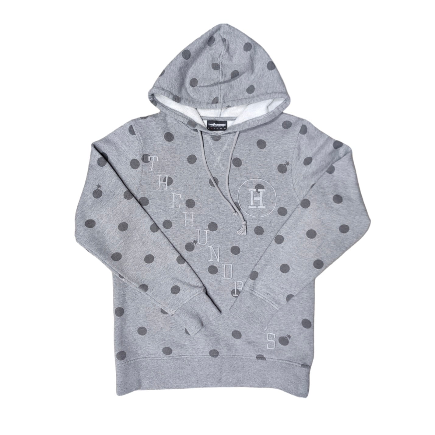 The Hundreds Hoodie Grey The Hundreds Dotted Grey Hoodie