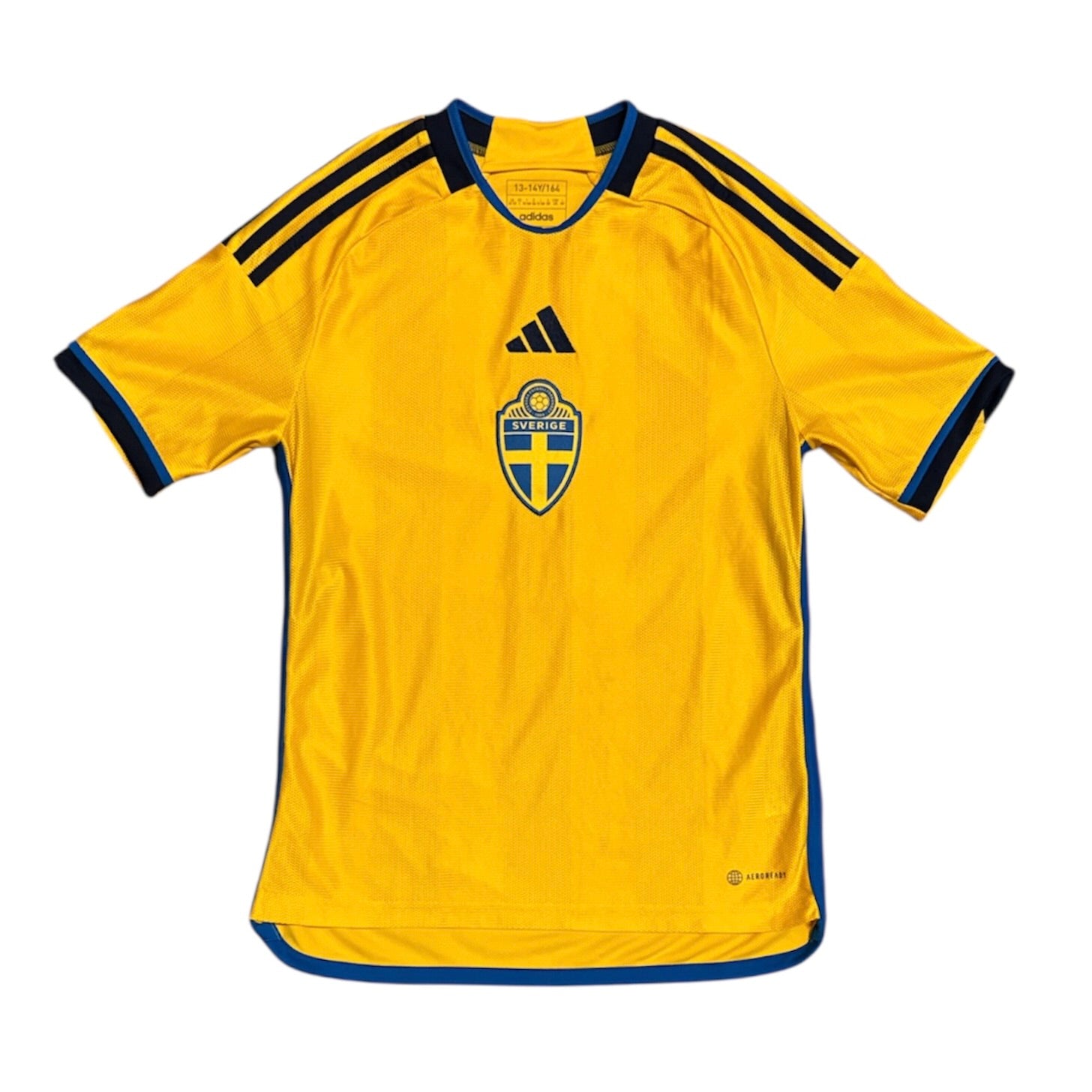 Adidas Sweden 2022/2023 Home Football Jersey (Youth)
