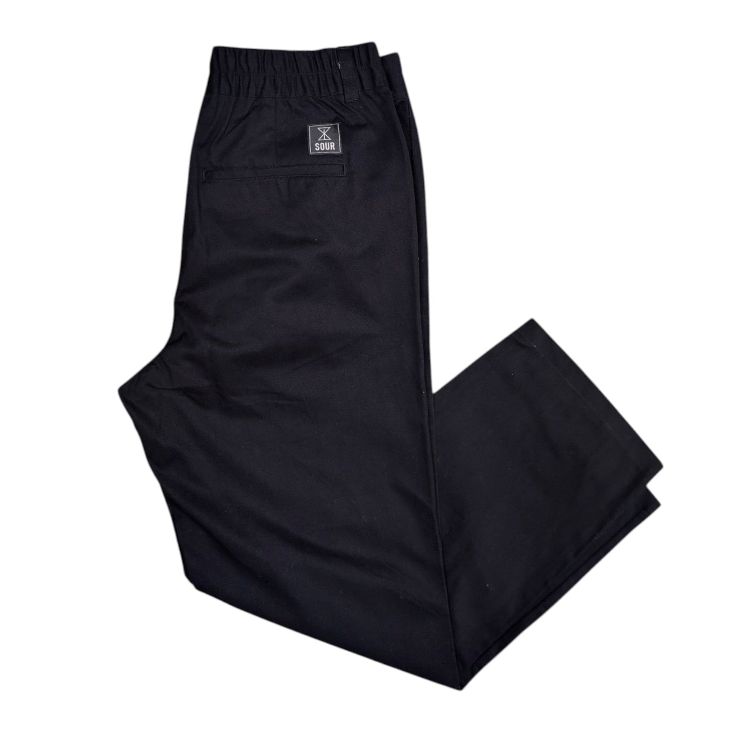 Sour Solution Baggy Chino Black Pants
