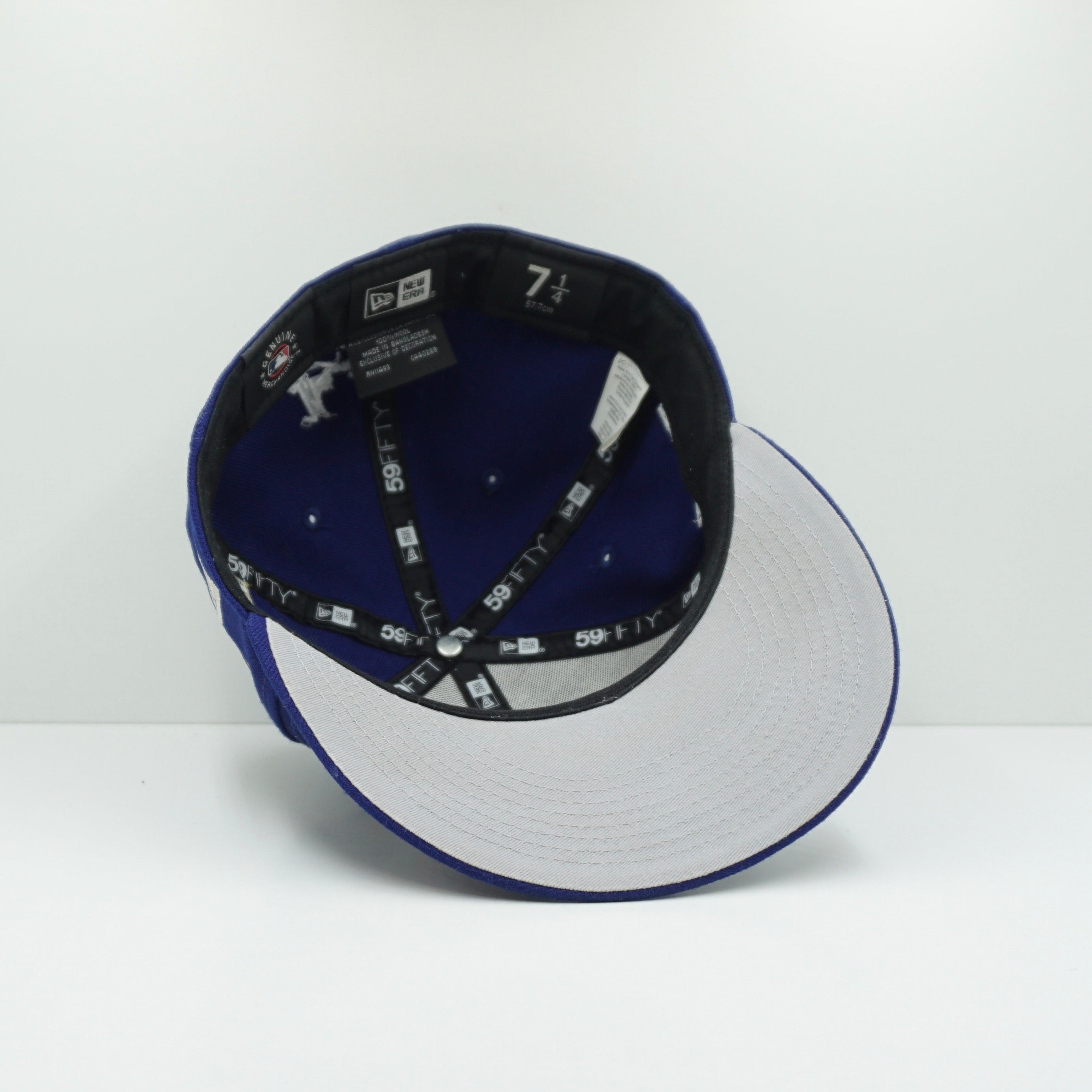 New Era Los Angeles Dodgers All Over World Series Dark Royal Blue Fitted Cap