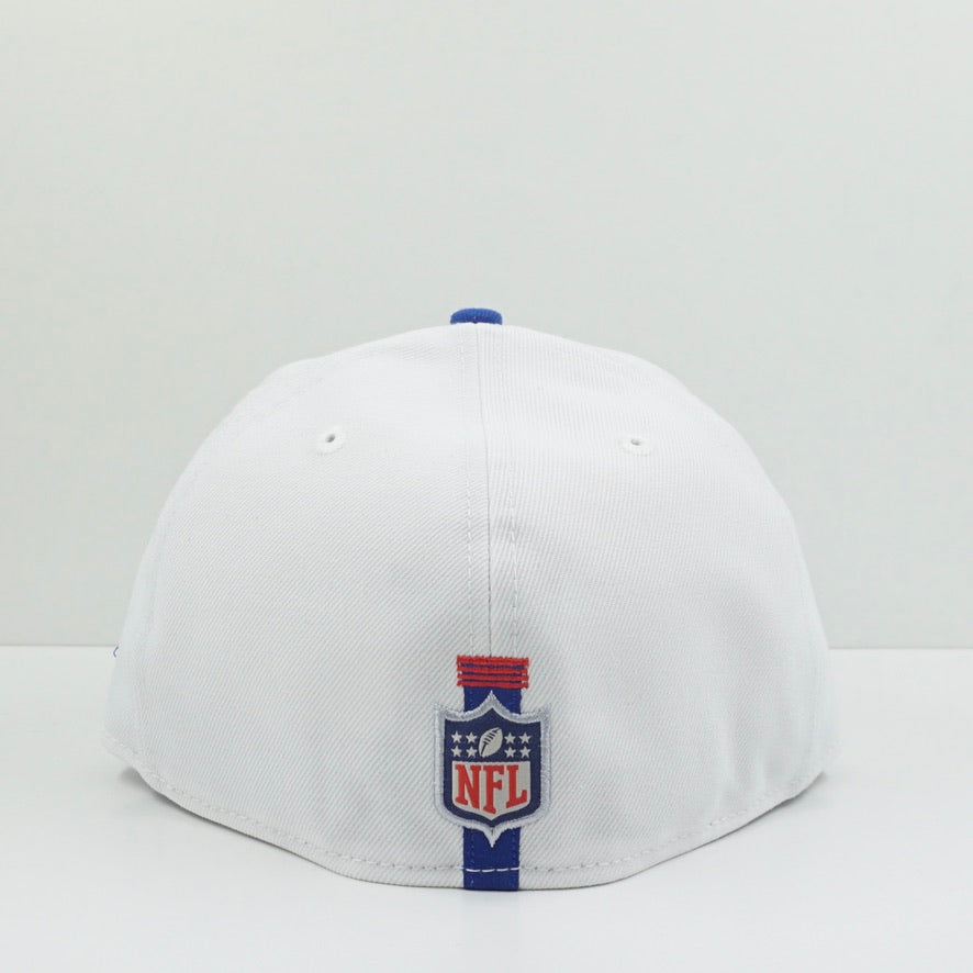 New Era Buffalo Bills White Blue On Field Fitted Cap