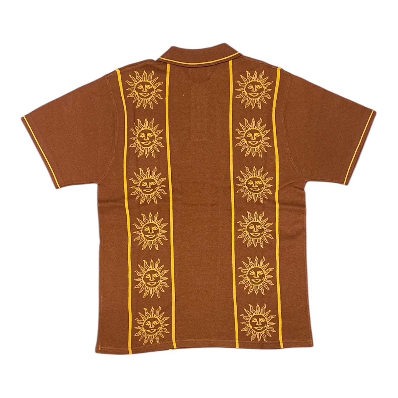 Butter Goods Solar Brown Knitted Short Sleeve Shirt