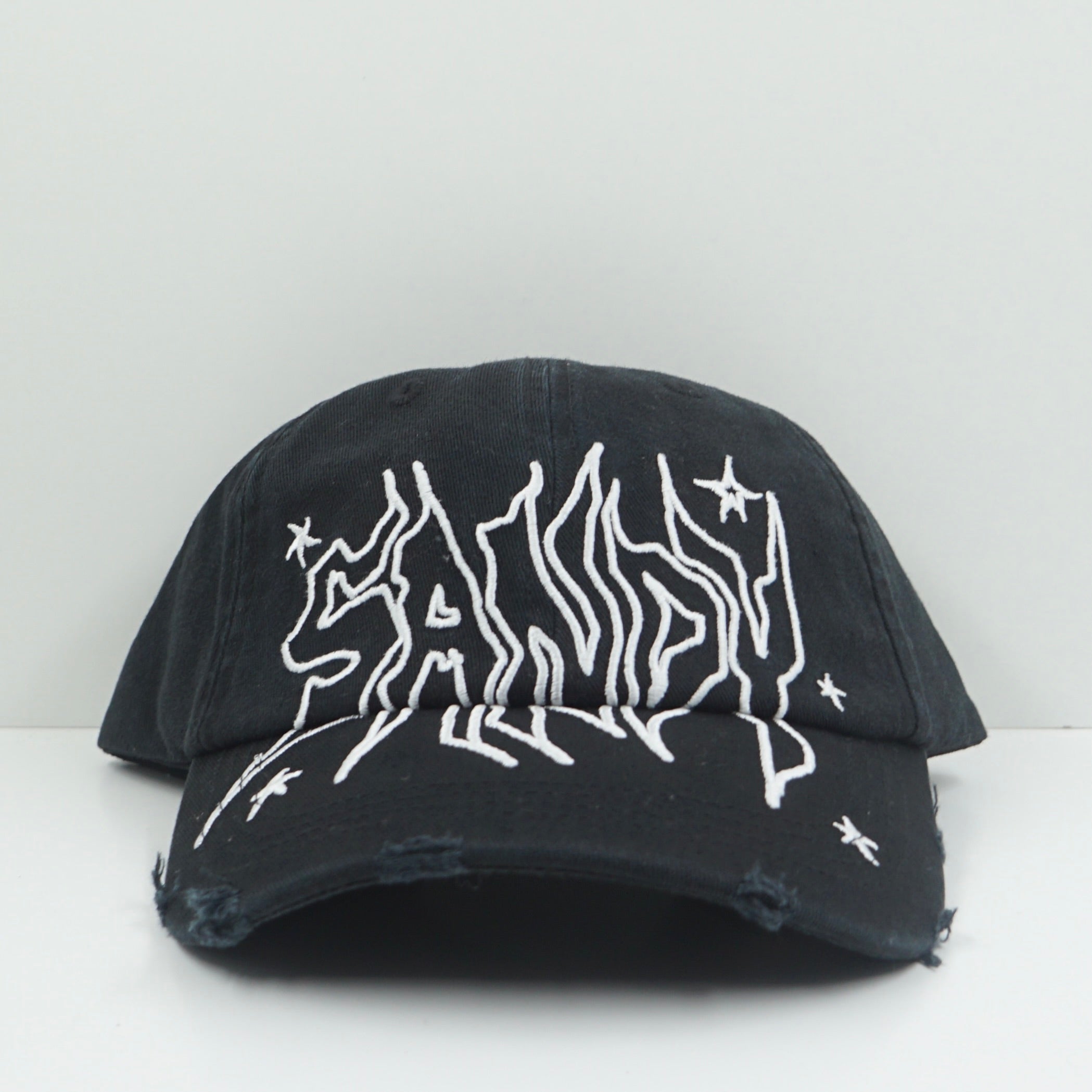 Sandy Goods Death Metal Logo Black Adjustable Cap