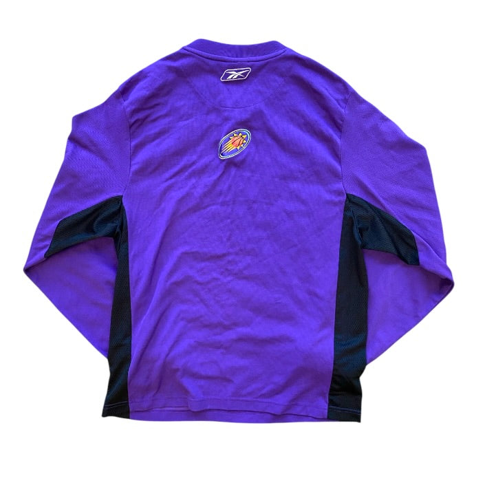 Reebok Phoenix Suns Purple Long Sleeve Training Tshirt