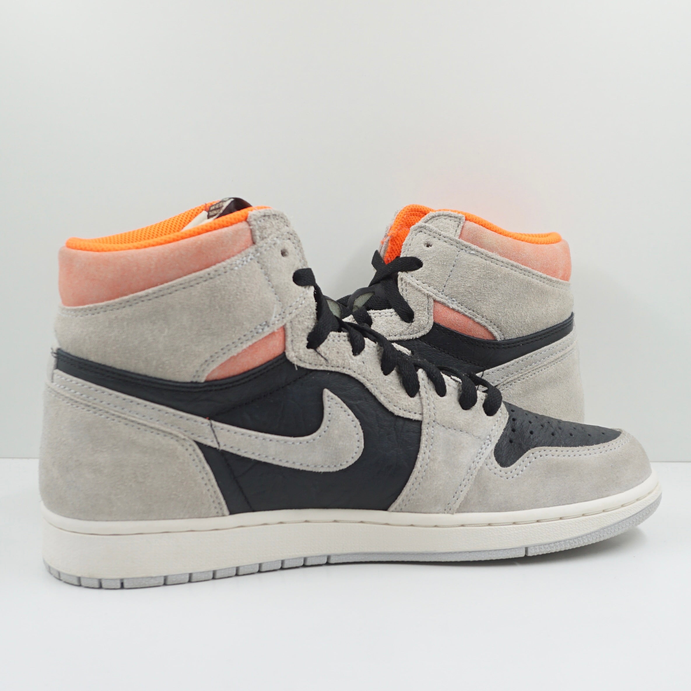 Jordan 1 Retro High Neutral Grey Hyper Crimson