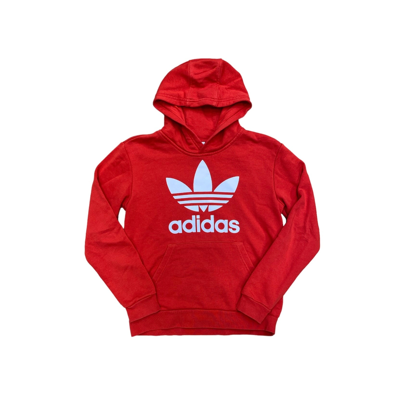 Adidas Kids Trefoil Red Hoodie (Youth)