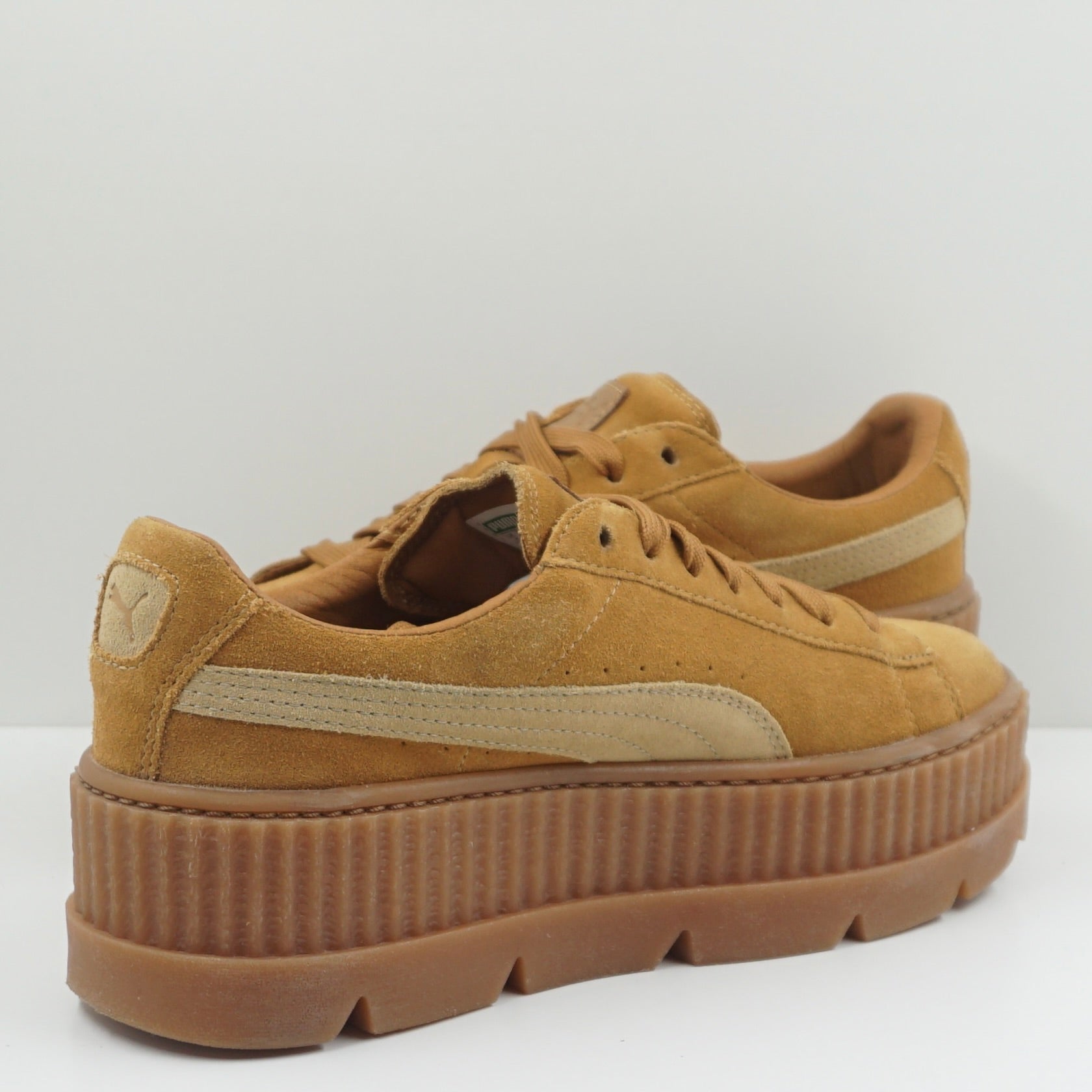 Puma Cleated Creeper Rihanna Fenty Suede Golden Brown (W)