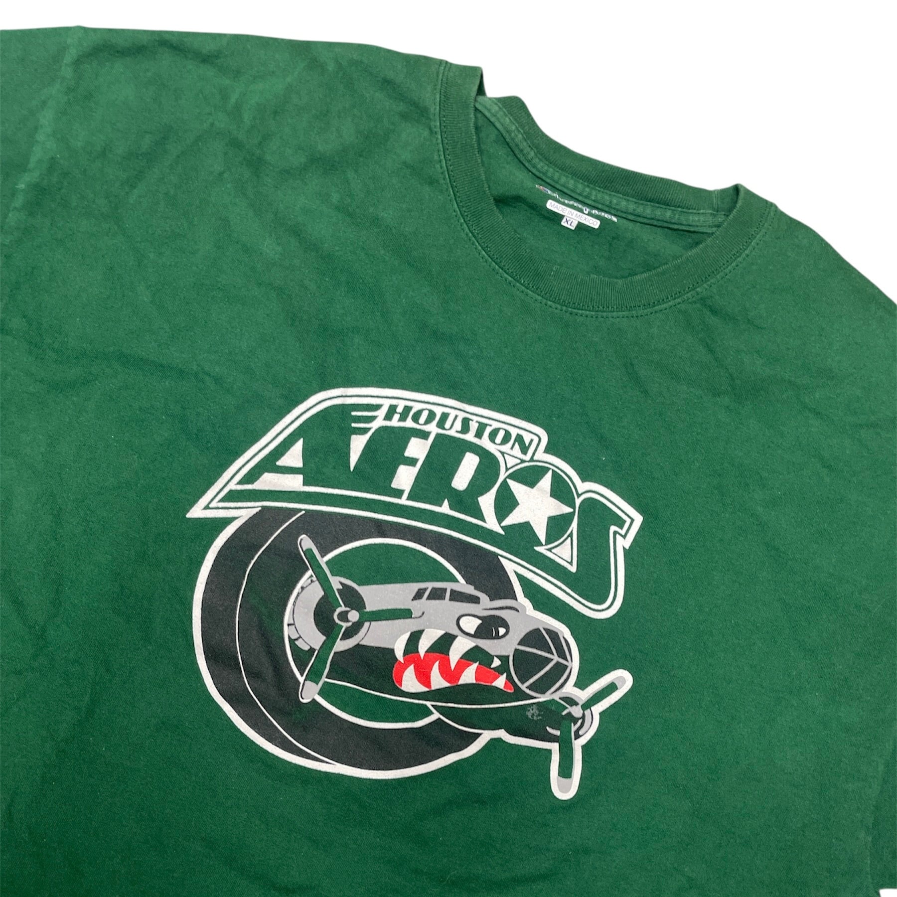 Champion Houston Aeros Green Tshirt