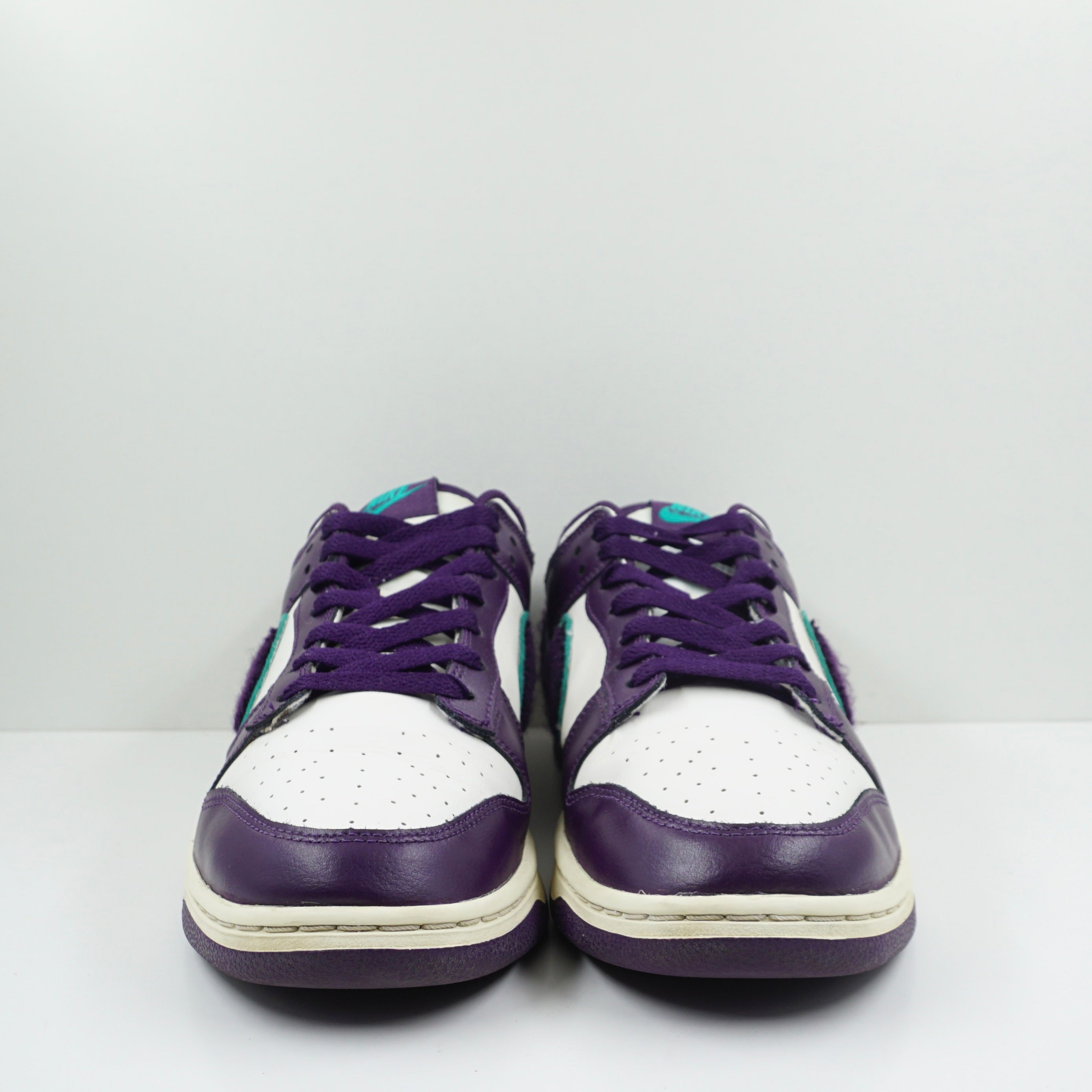 Nike Dunk Low Chenille Swoosh Sail Grand Purple