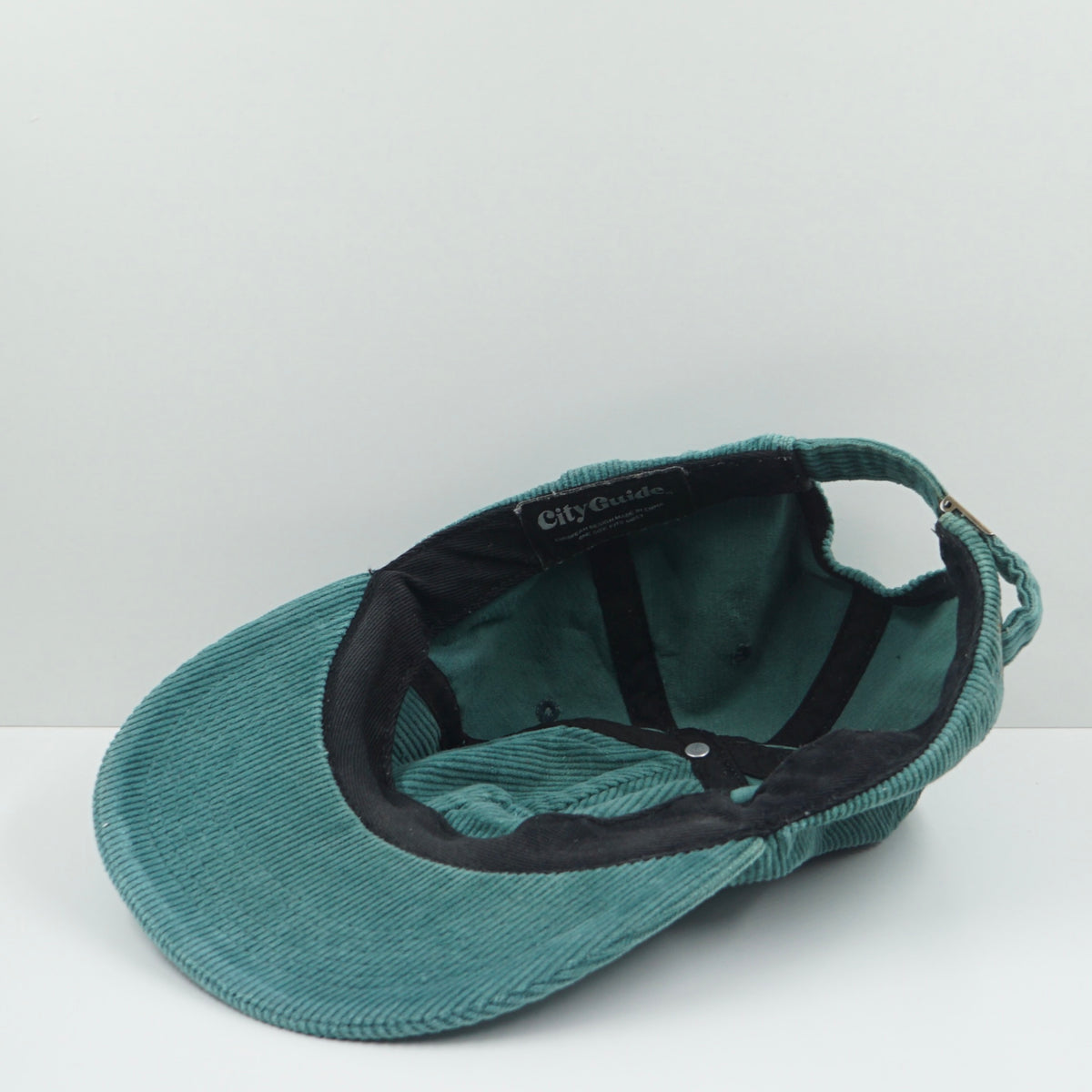 City Guide Corduroy Green Adjustable Cap