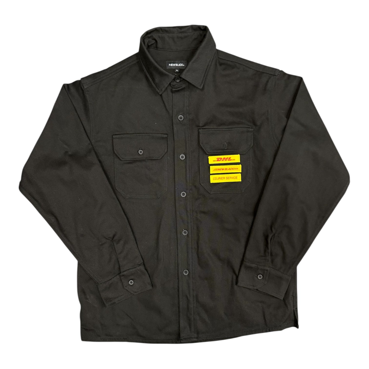 New Black DHL Black Overshirt