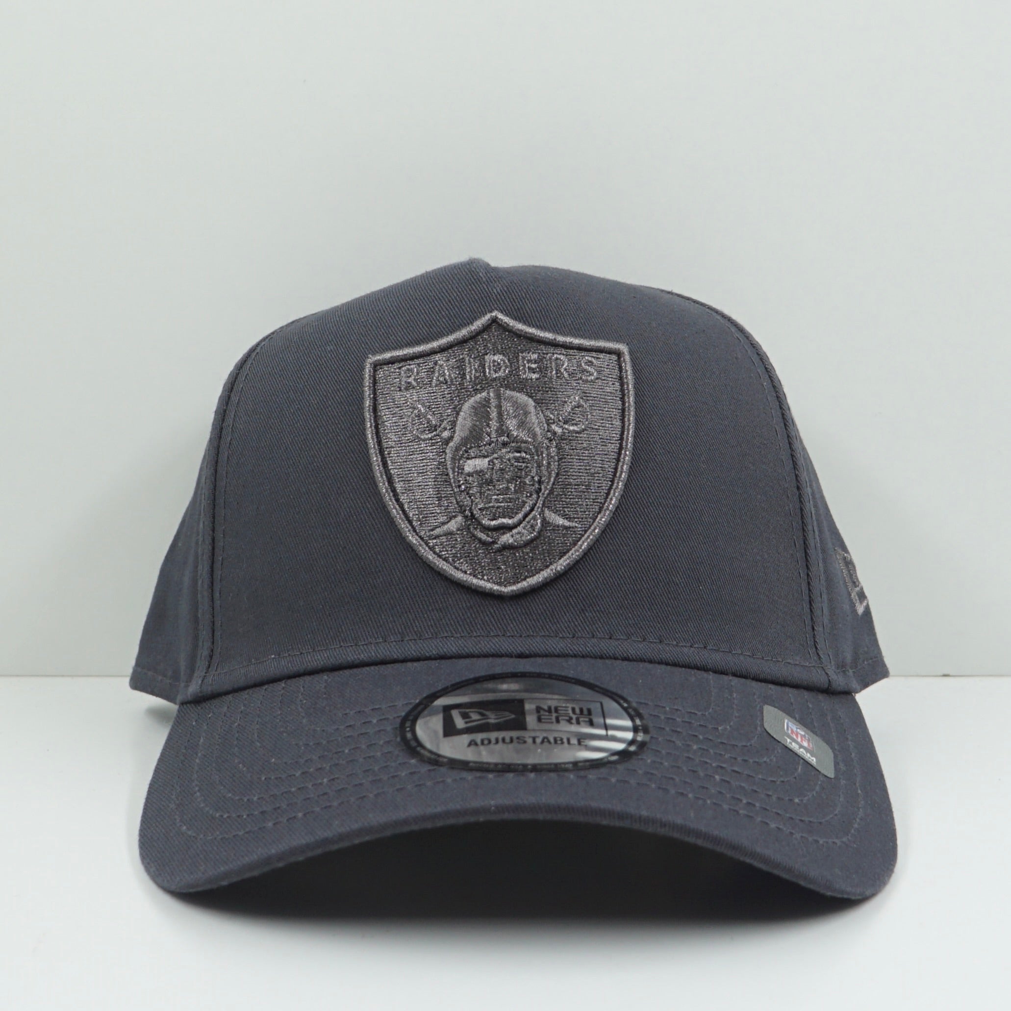 New Era LA Raiders Dark Grey Adjustable Cap