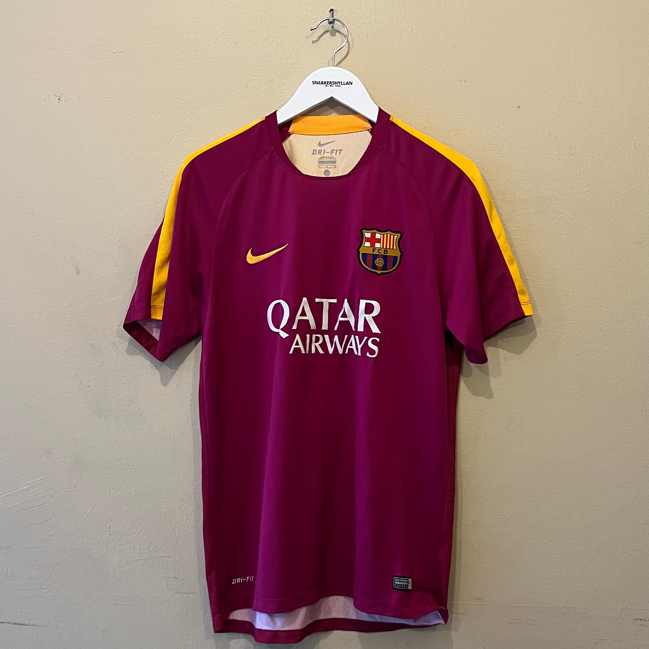 Nike FC Barcelona 2015/2016 Purple Training Football Jersey