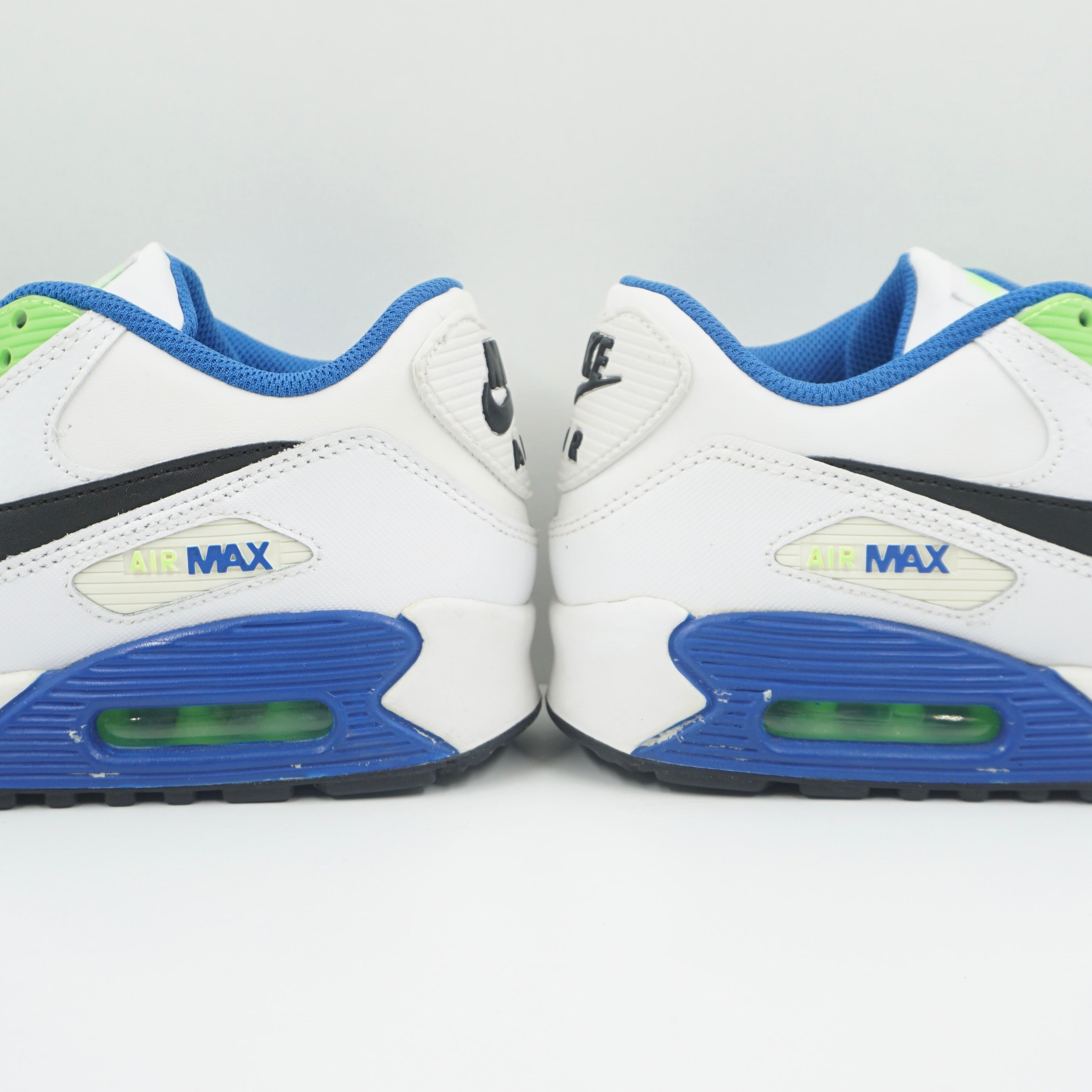 Nike Air Max 90 White Blue Green (GS)
