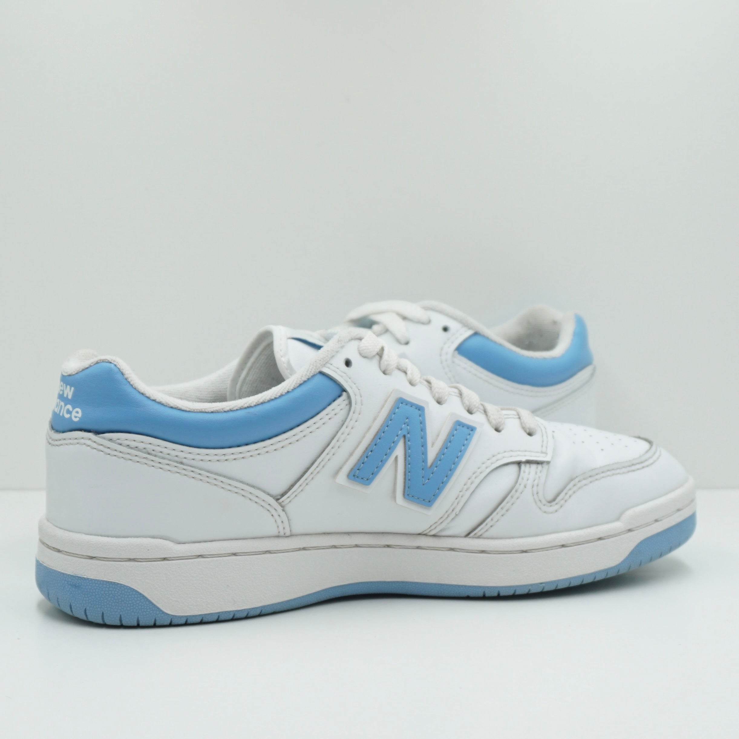 New Balance 480 UNC White Team Carolina Light Aluminum