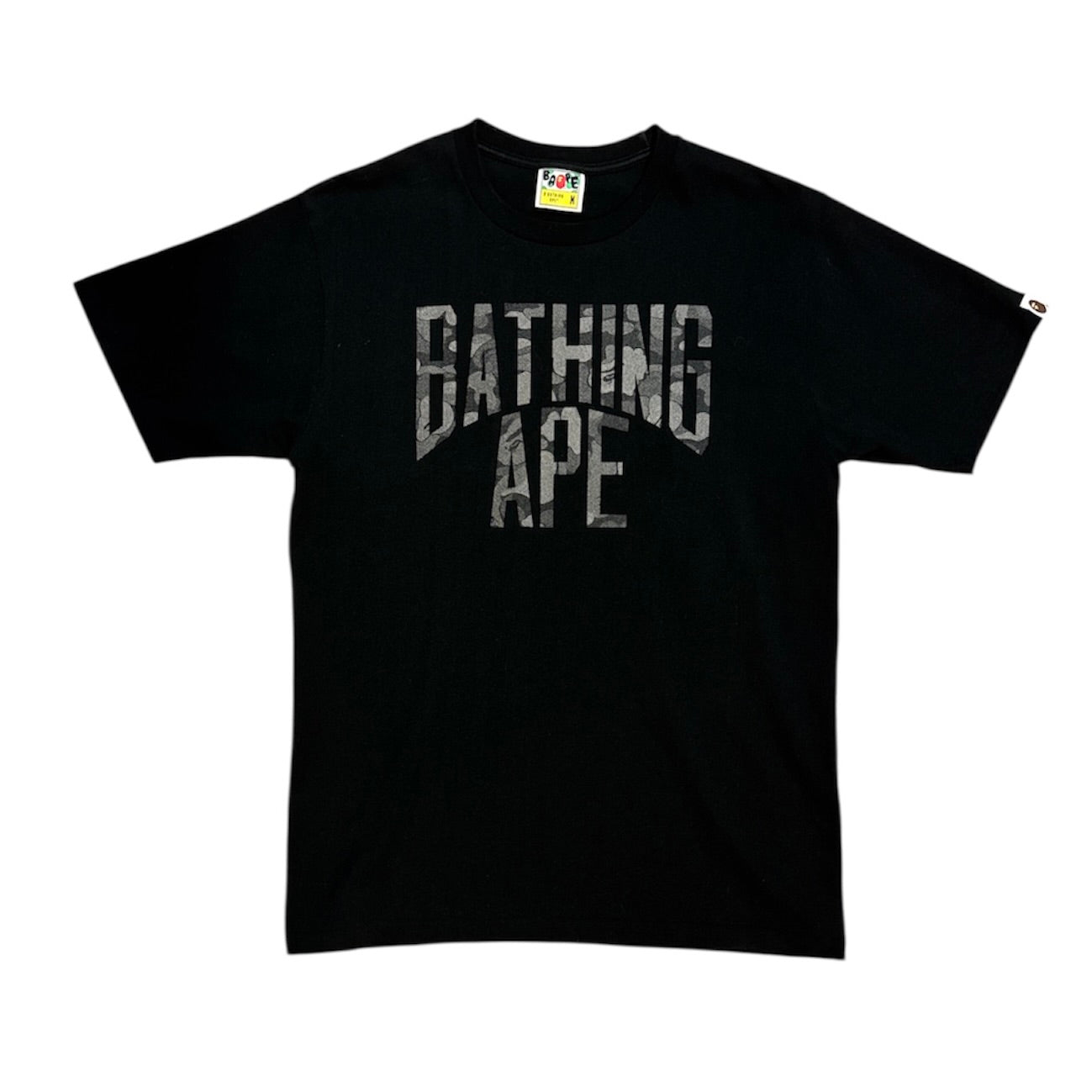 A Bathing Ape ABC Dot Reflective NYC Logo Black Tshirt