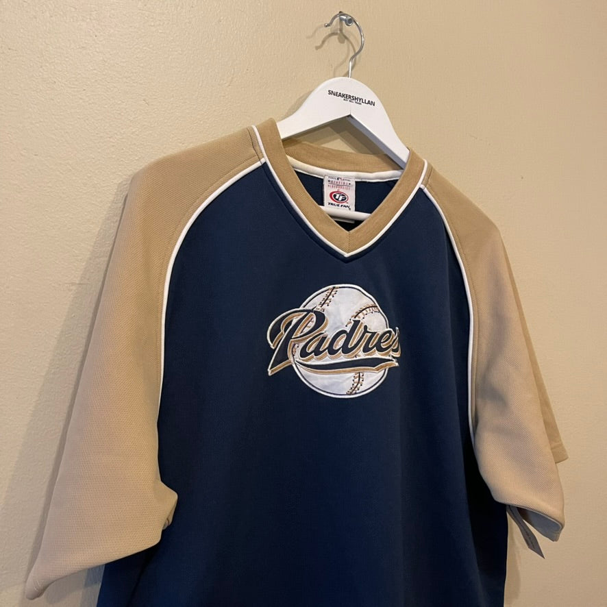 True Fan San Diego Padres MLB Navy Baseball Shirt