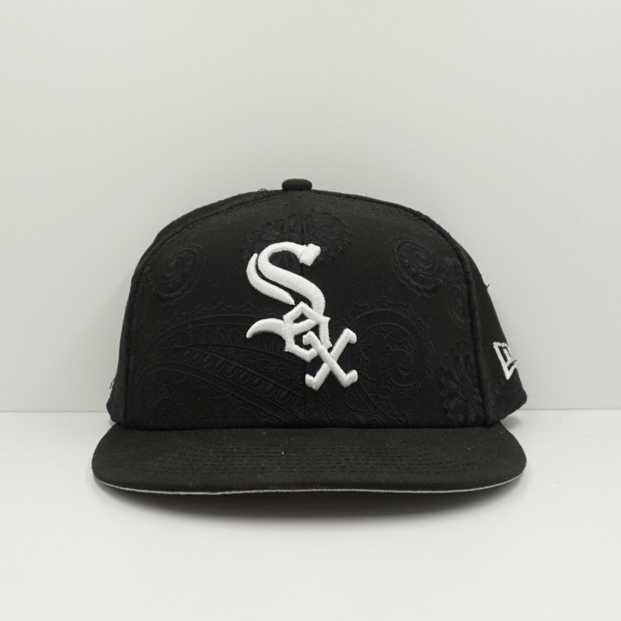 New Era Sox Black Embroidered Fitted Cap