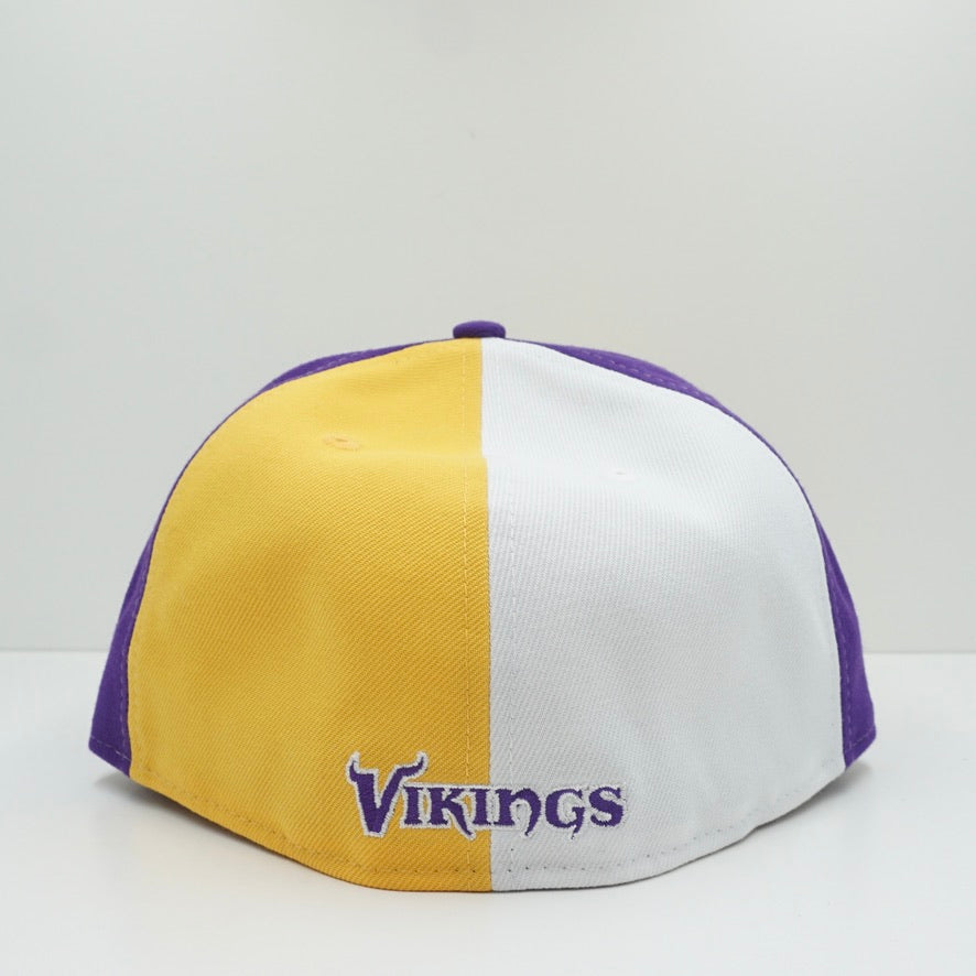 New Era Minnesota Vikings Purple Yellow Fitted Cap