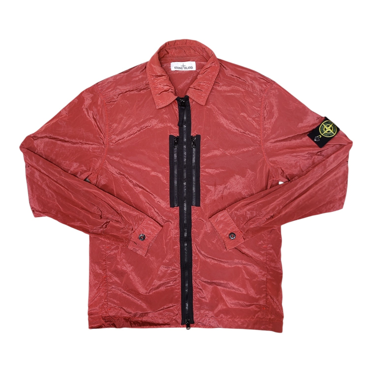 Stone Island Nylon Red Overshirt