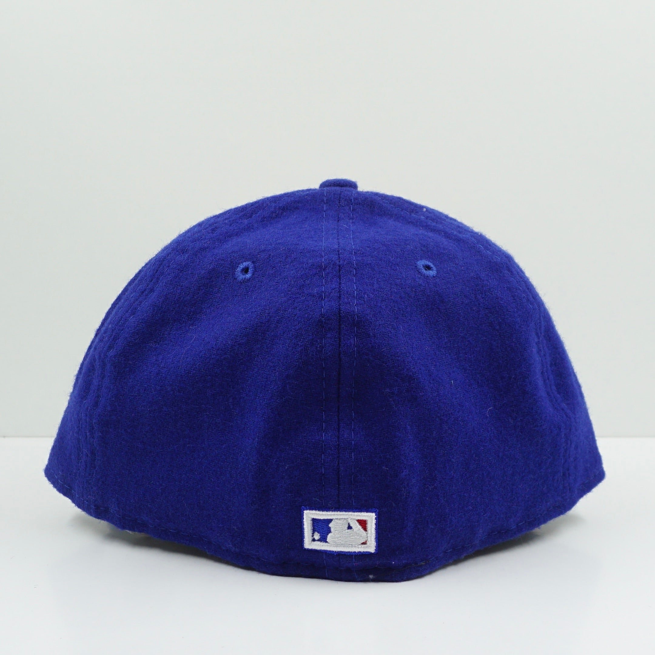 New Era Atlanta Braves Felt Blue White Fitted Cap