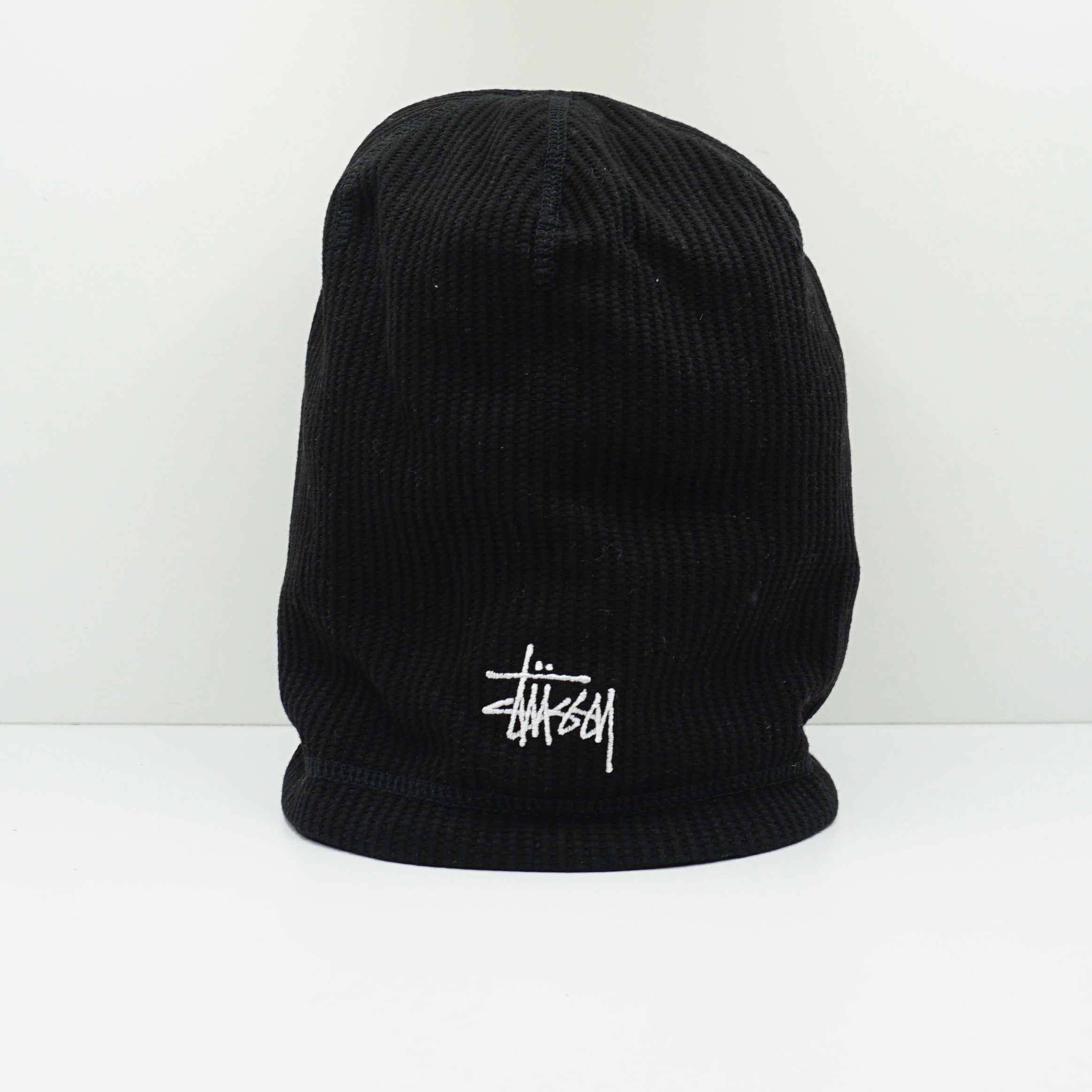 Stussy SkullCap Waffle Black Beanie
