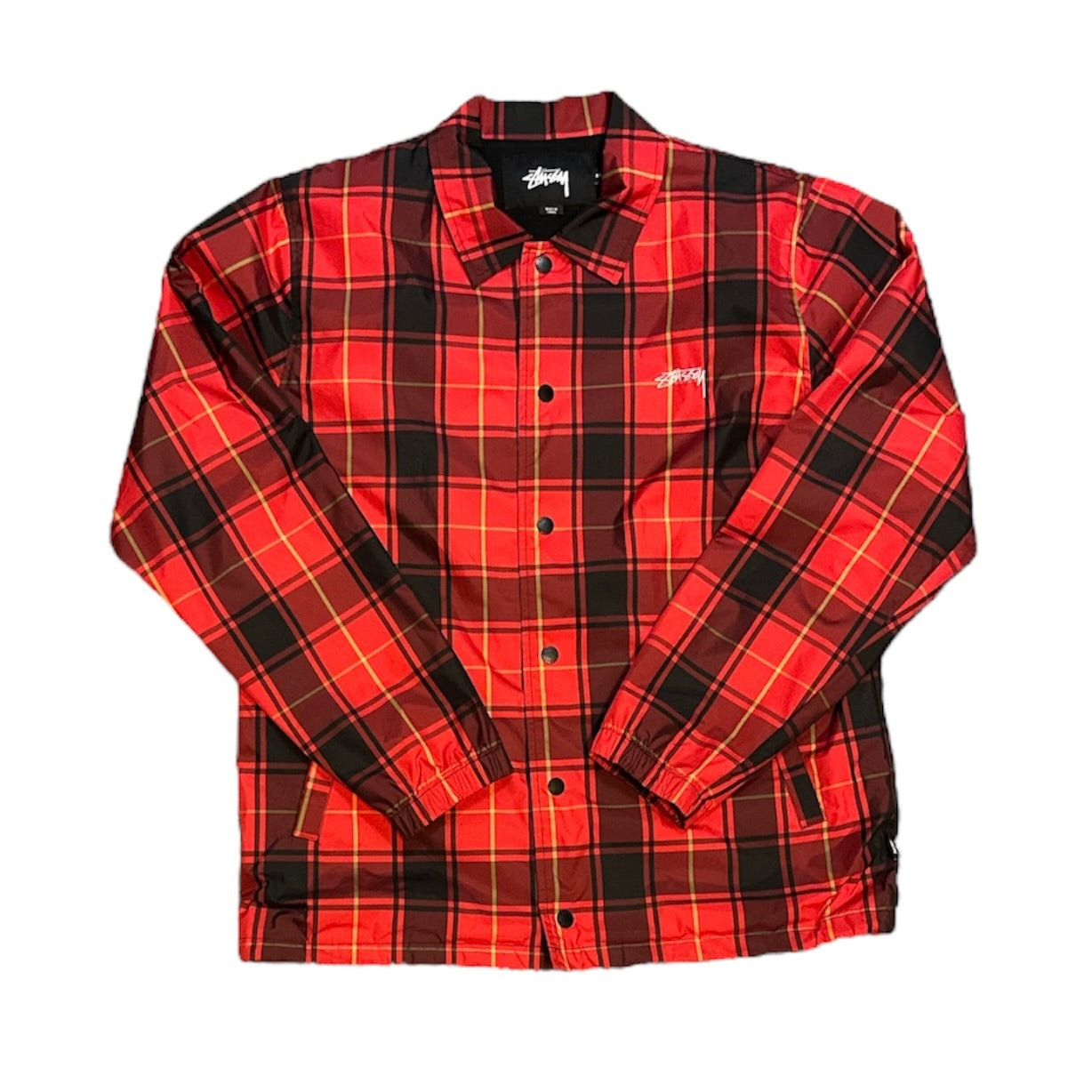 Stussy Red Cruize Coach Jacket