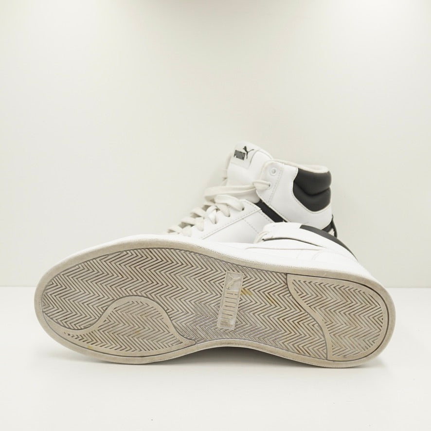 Puma Shuffle Mid White Black