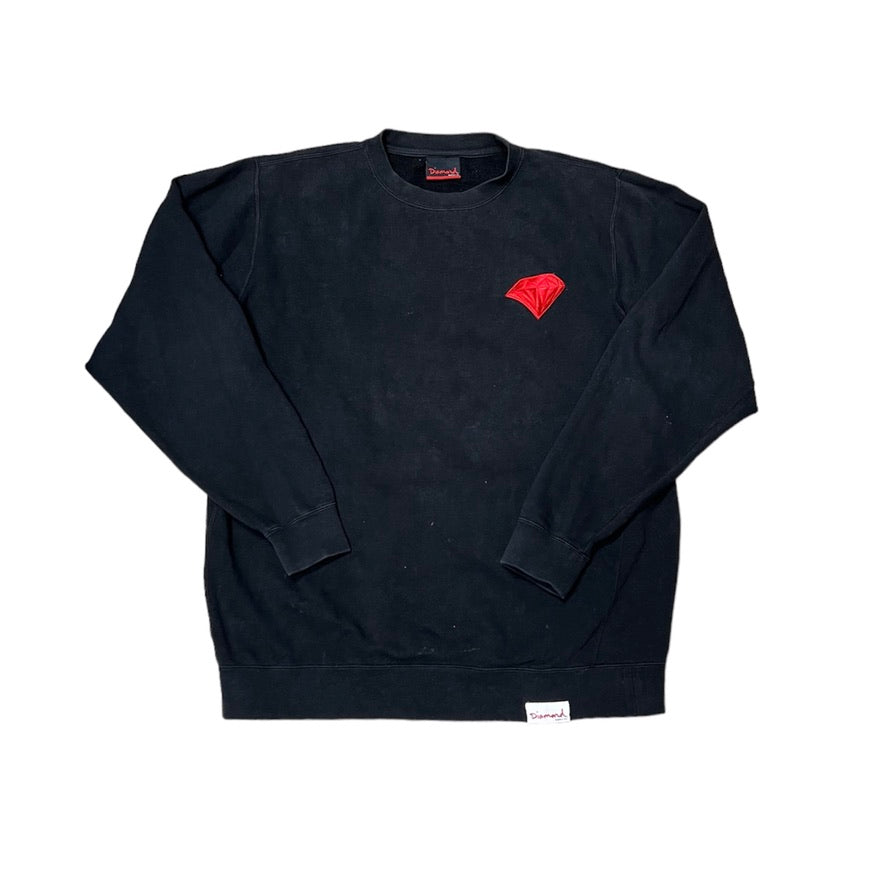 Diamond Supply Co Black Red Sweatshirt