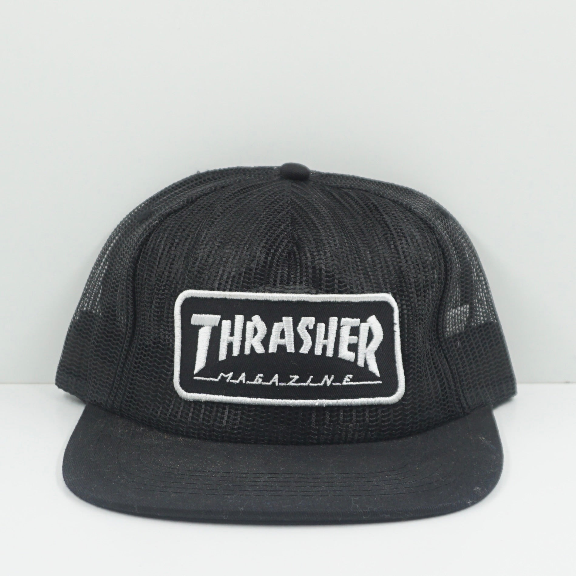 Thrasher White Logo Adjustable Cap
