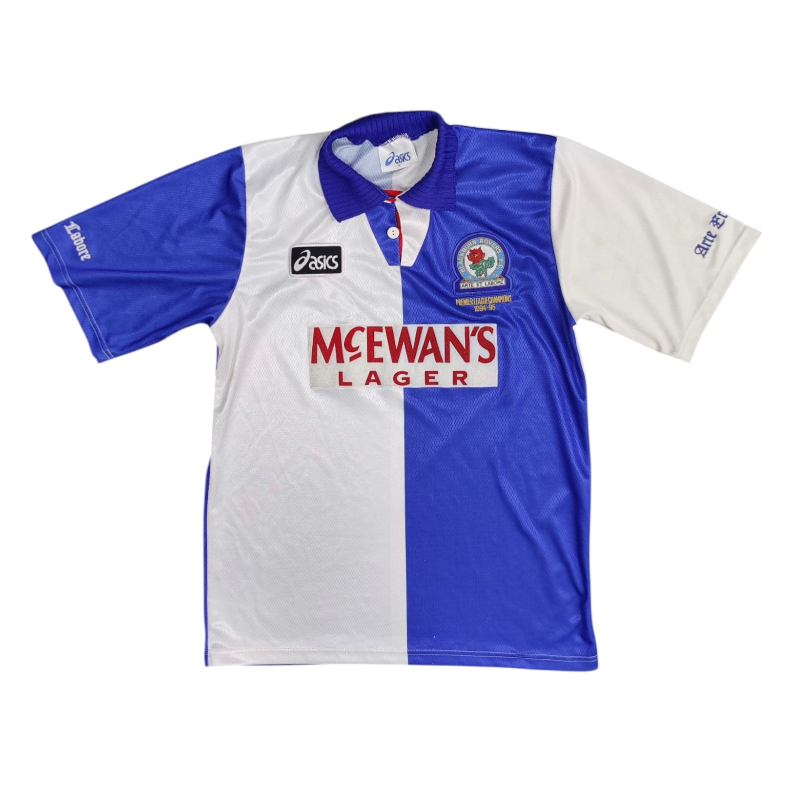 Asics Blackburn Rovers 1995/1996 Home Football Jersey
