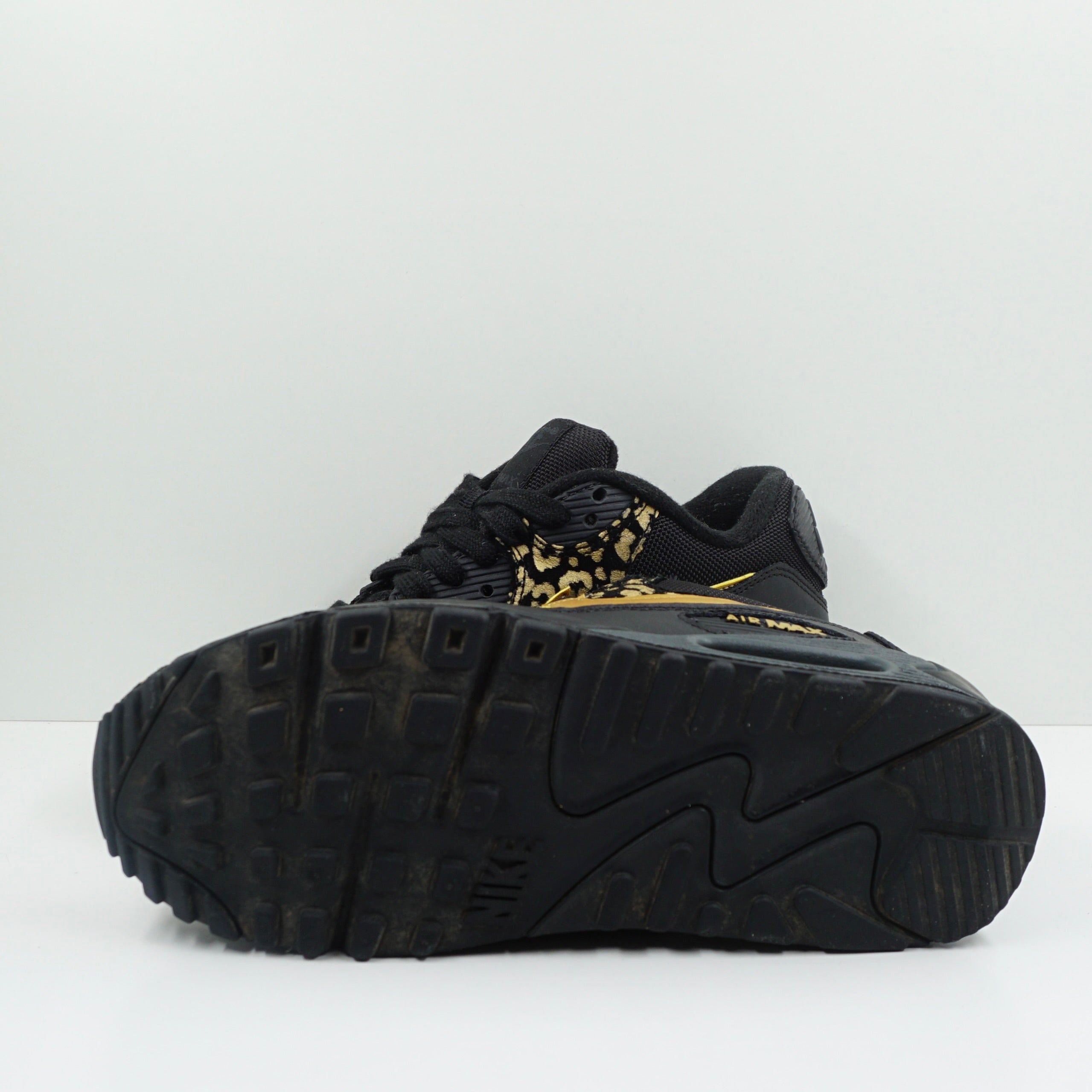 Nike Air Max 90 Black Gold Leopard