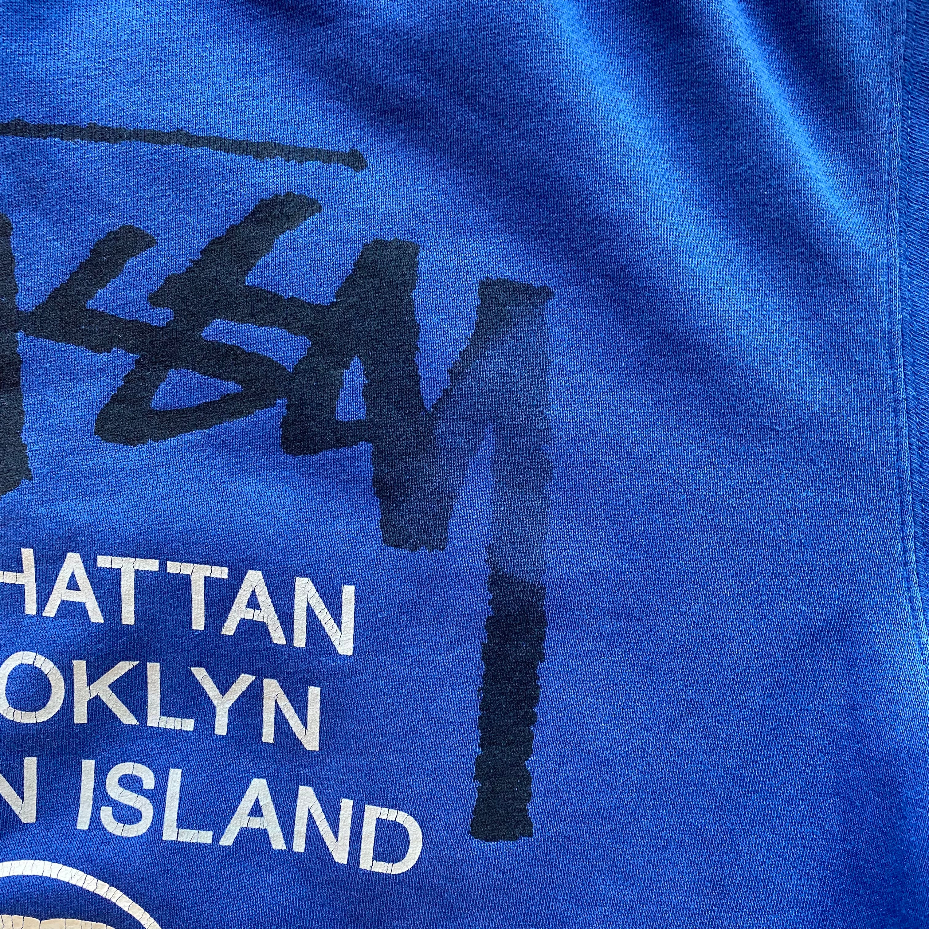 Stussy New York City Blue Crewneck