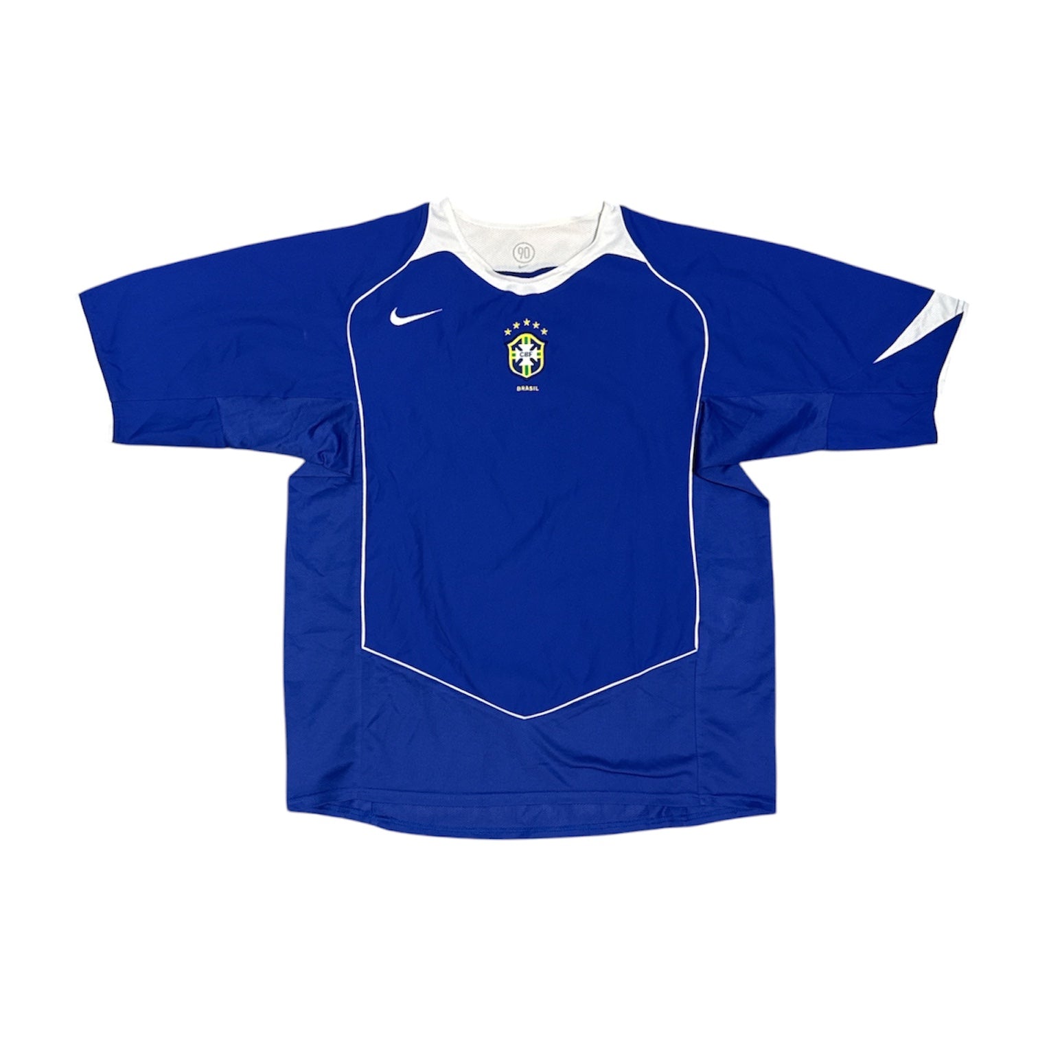 Vintage Nike Brazil 2004 Away Football Jersey