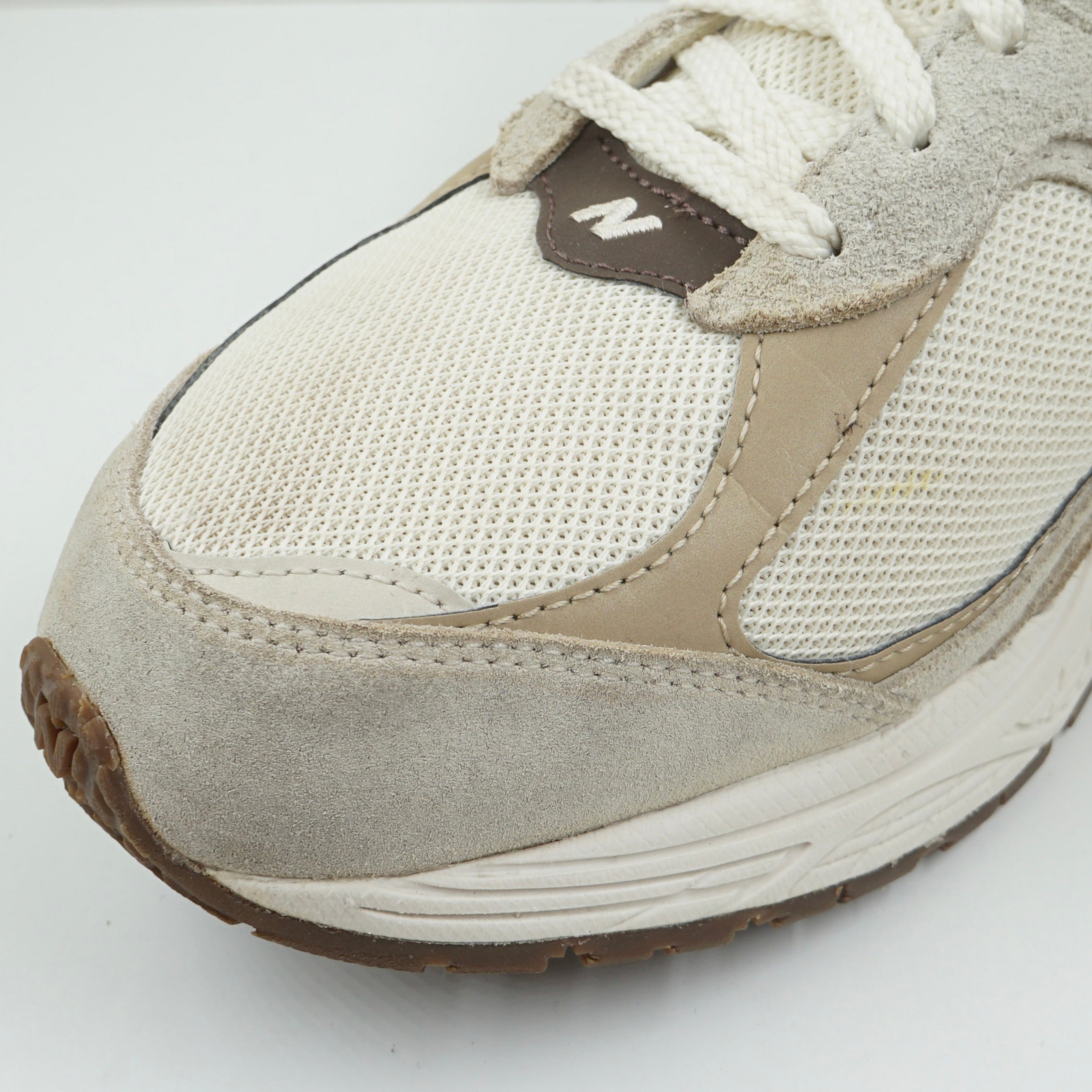 New Balance 2002R Cream Beige Tan Reflective Silver