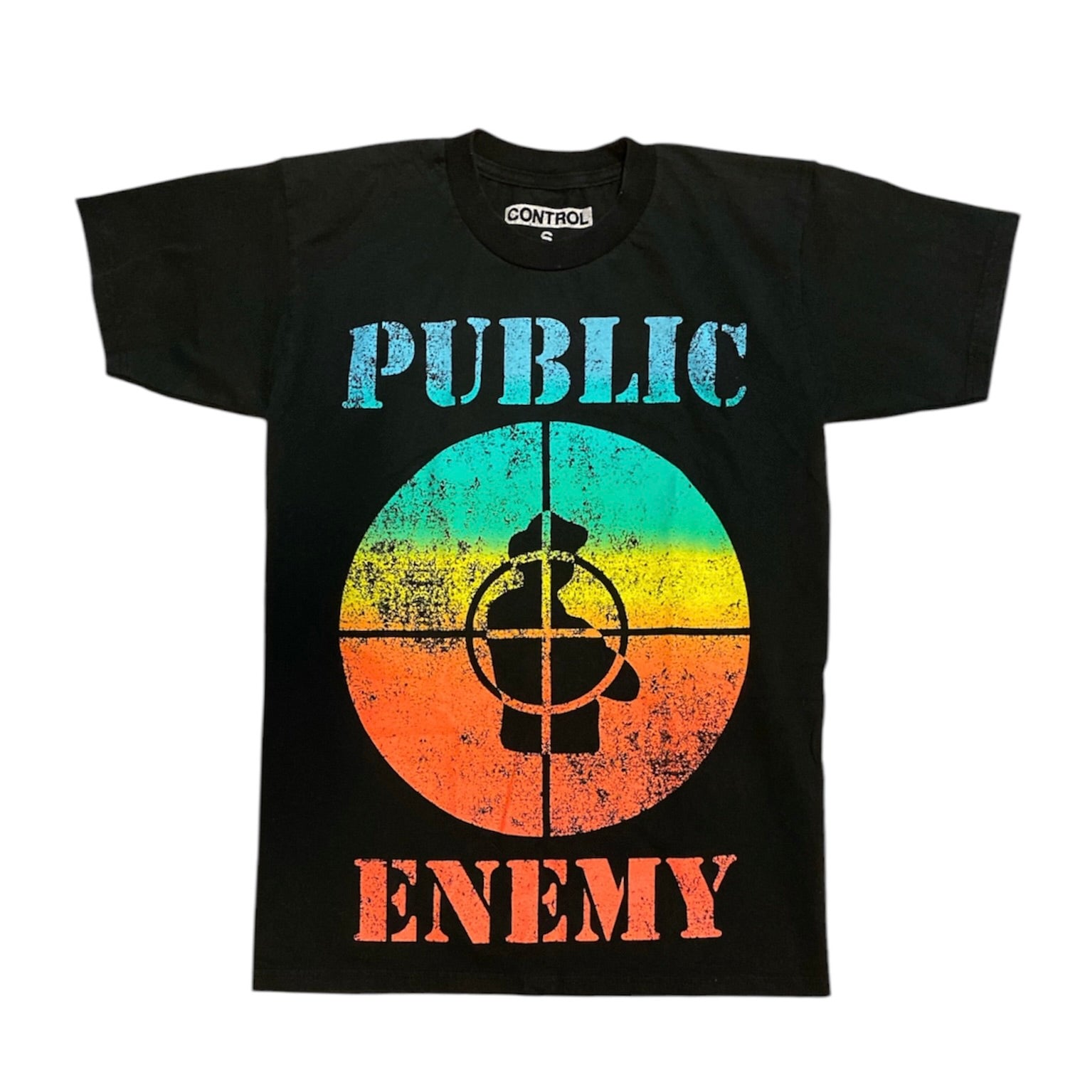 Control Public Enemy Cross Hairs Fade Tshirt